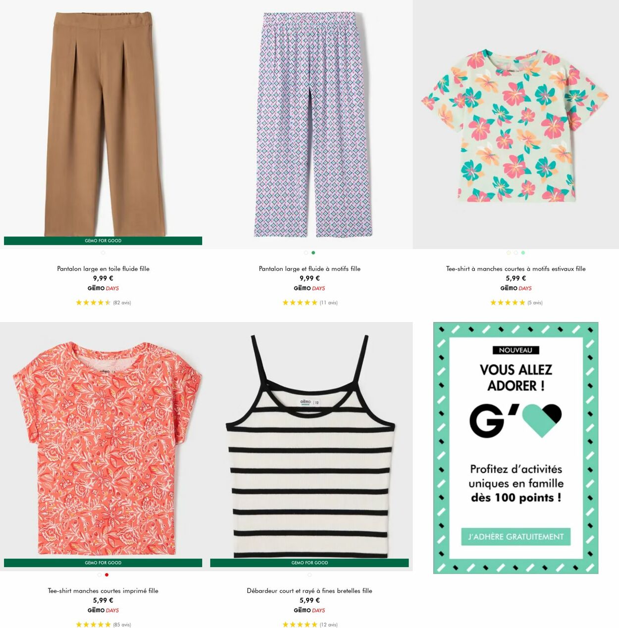 Catalogue Gémo 18.06.2025 - 01.07.2025