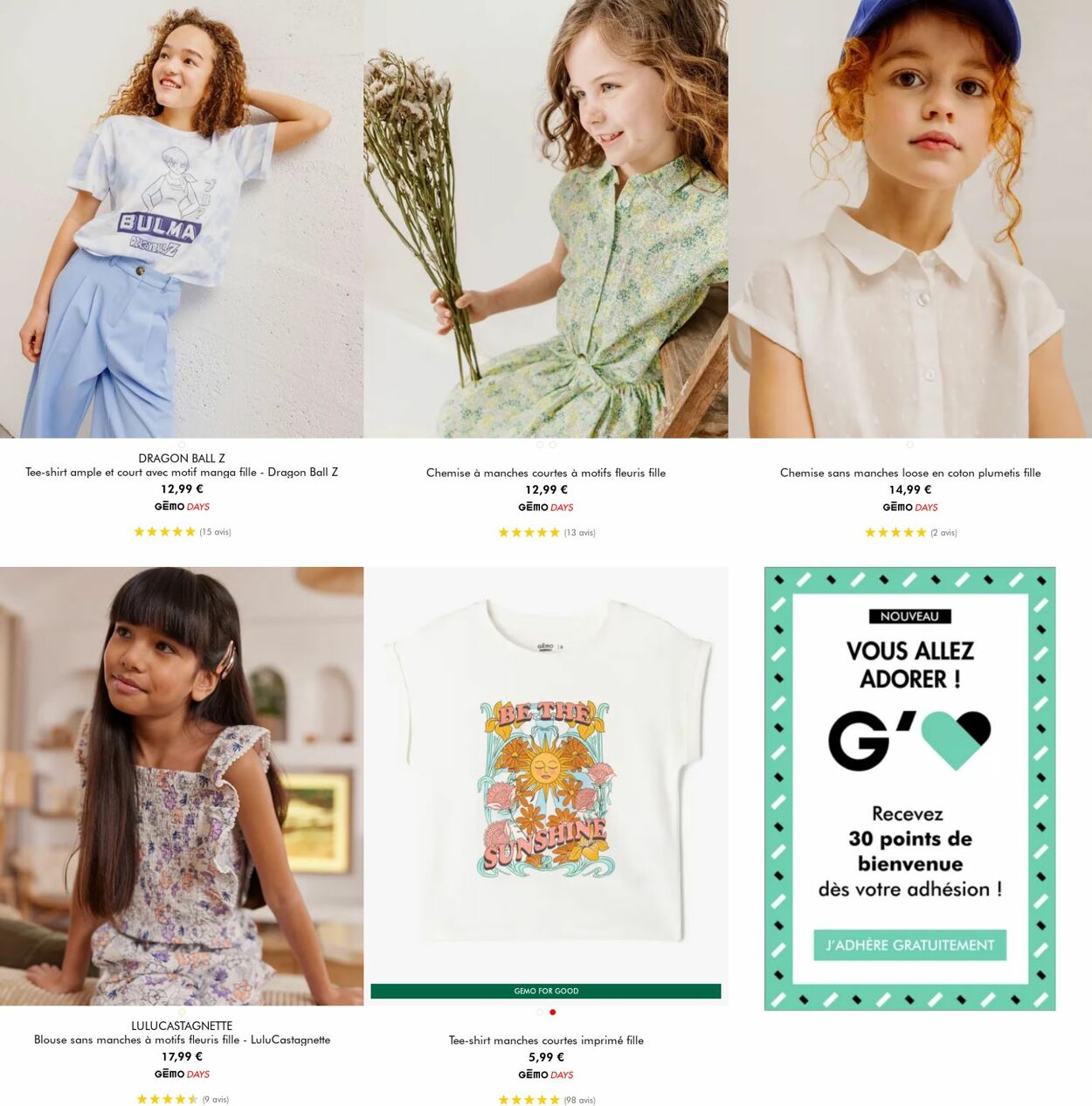 Catalogue Gémo 18.06.2025 - 01.07.2025