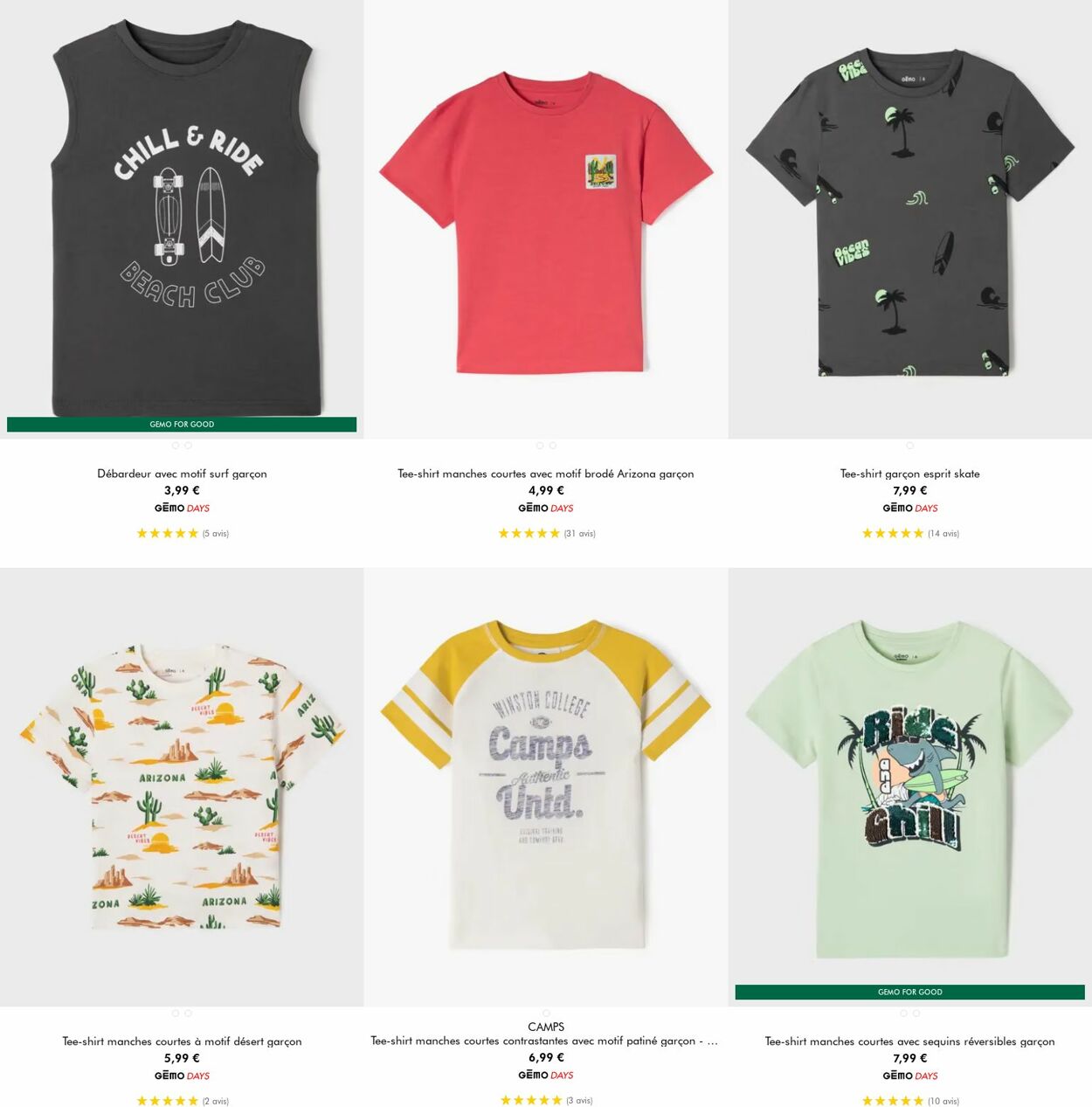 Catalogue Gémo 18.06.2025 - 01.07.2025