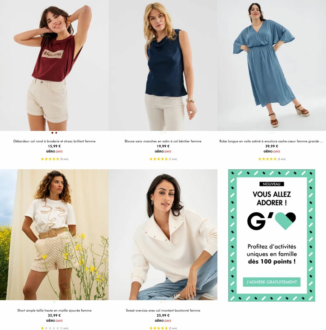 Catalogue Gémo 18.06.2025 - 01.07.2025
