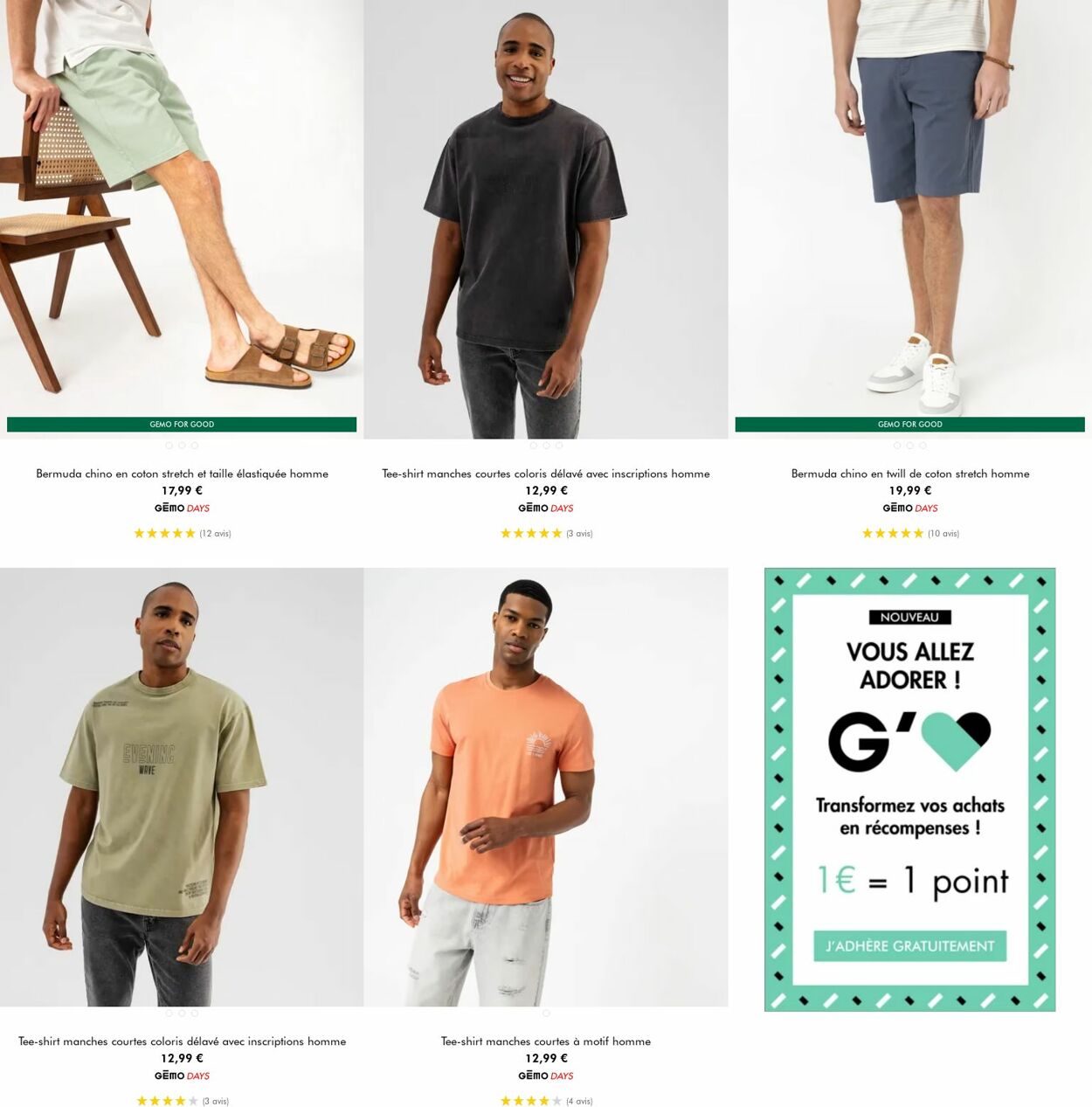 Catalogue Gémo 18.06.2025 - 01.07.2025