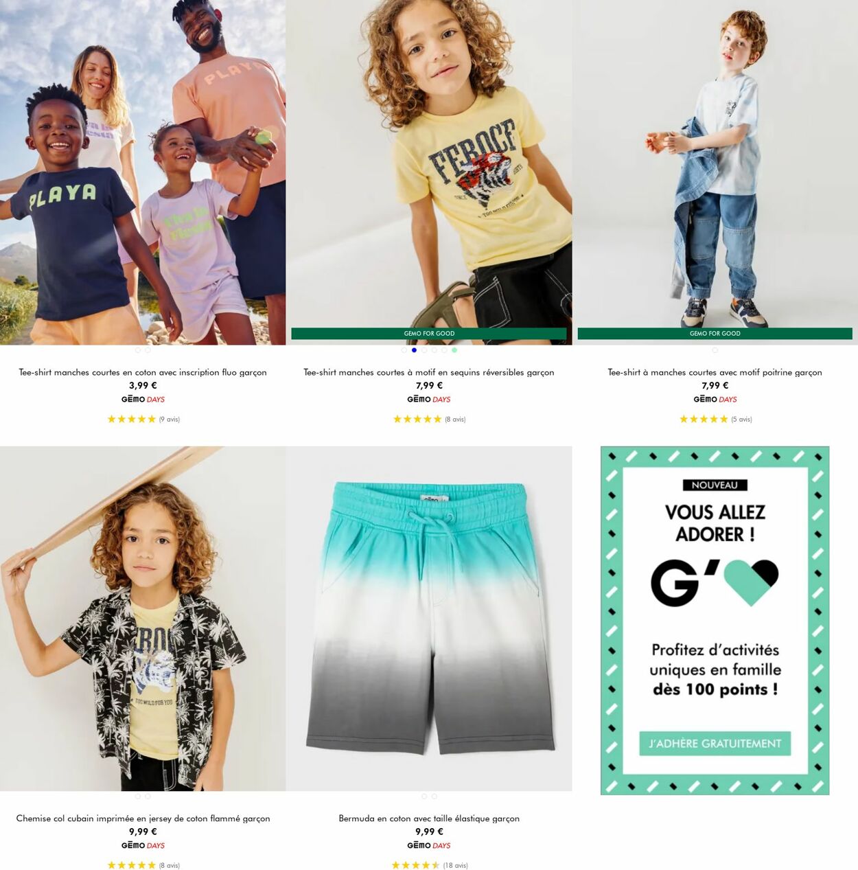 Catalogue Gémo 18.06.2025 - 01.07.2025