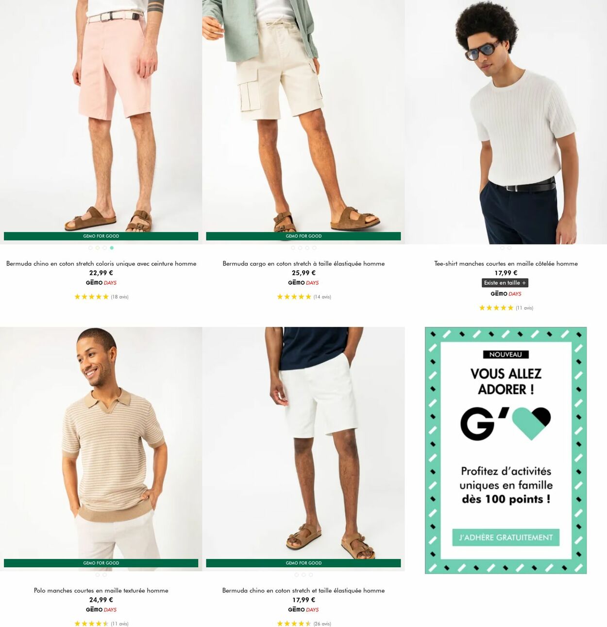 Catalogue Gémo 18.06.2025 - 01.07.2025
