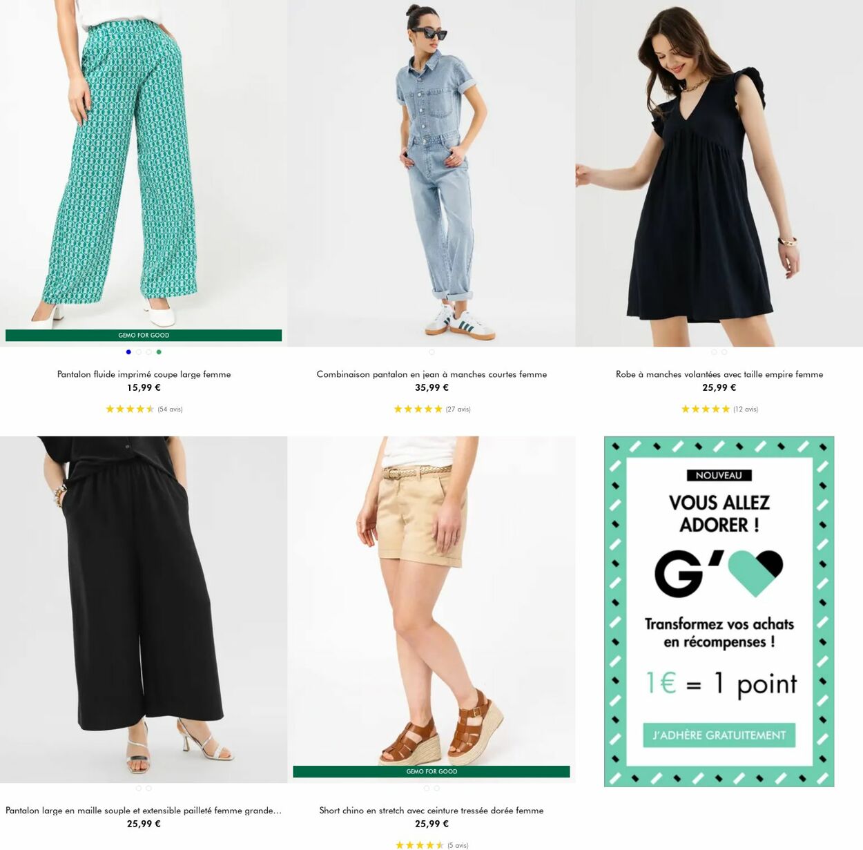 Catalogue Gémo 06.08.2025 - 19.08.2025