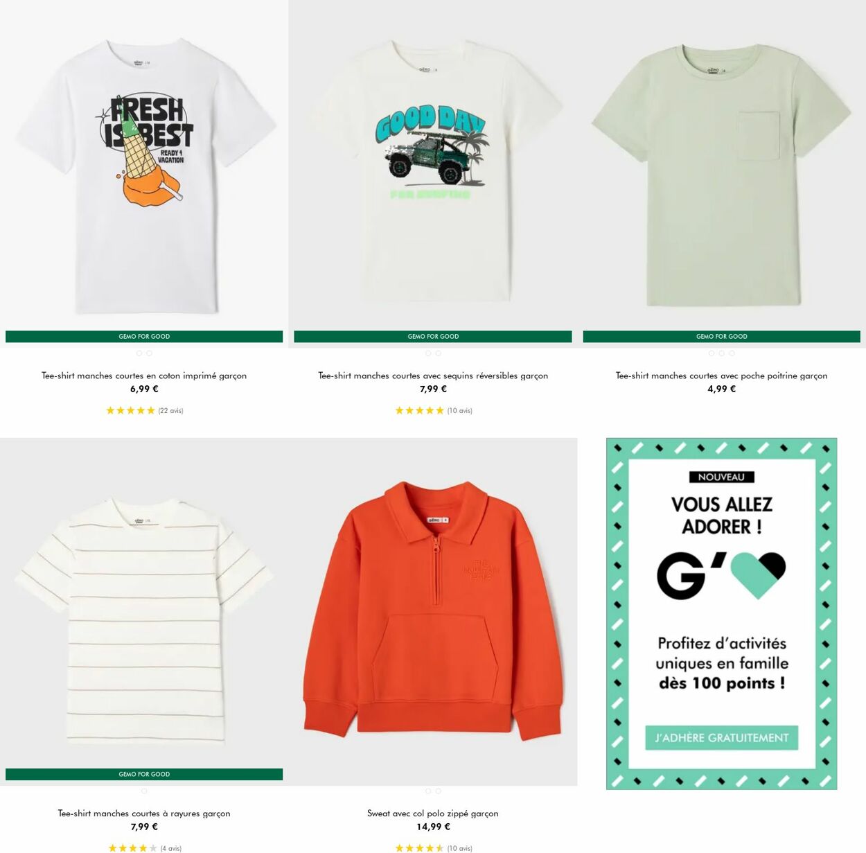 Catalogue Gémo 06.08.2025 - 19.08.2025
