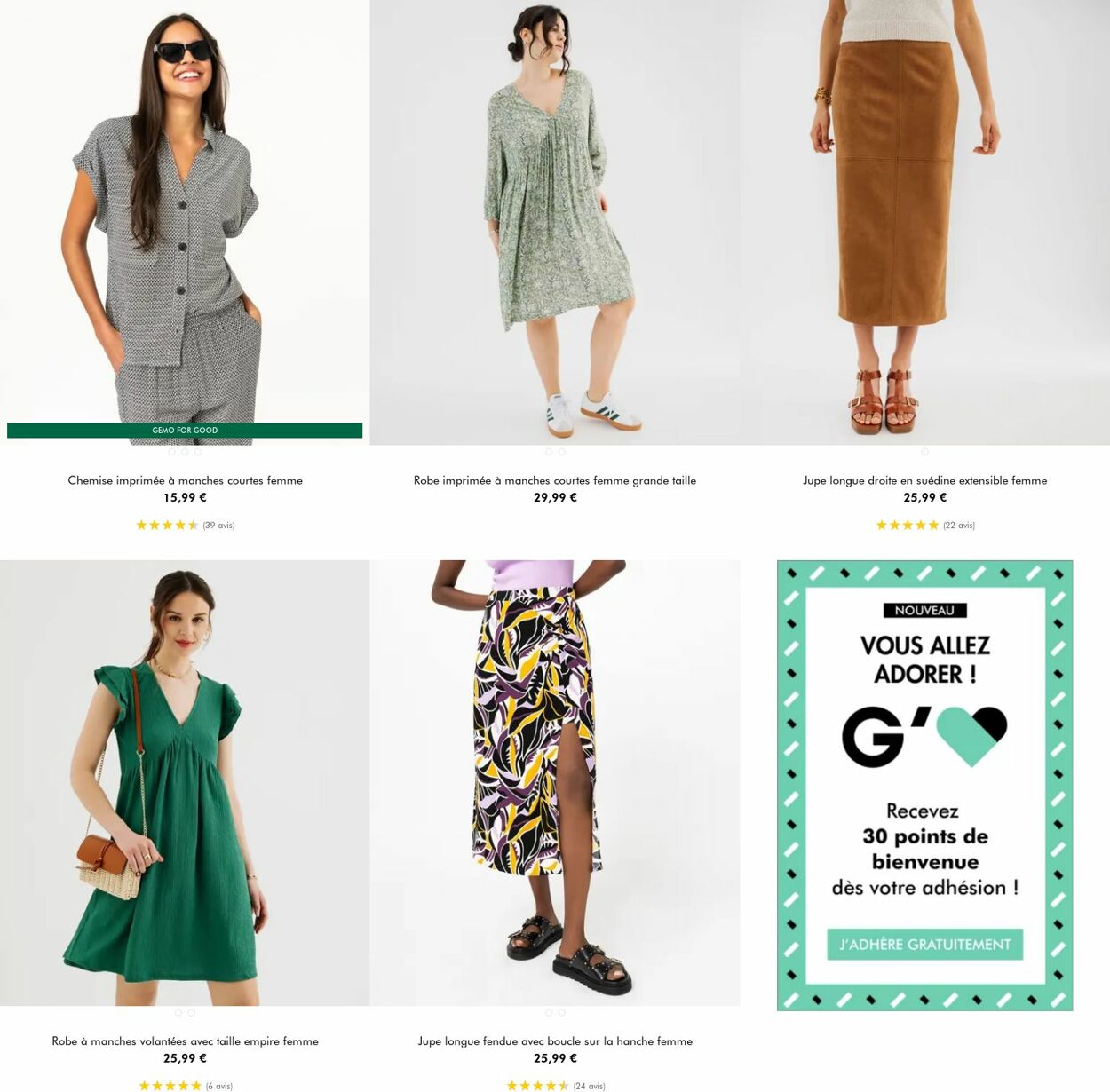 Catalogue Gémo 06.08.2025 - 19.08.2025