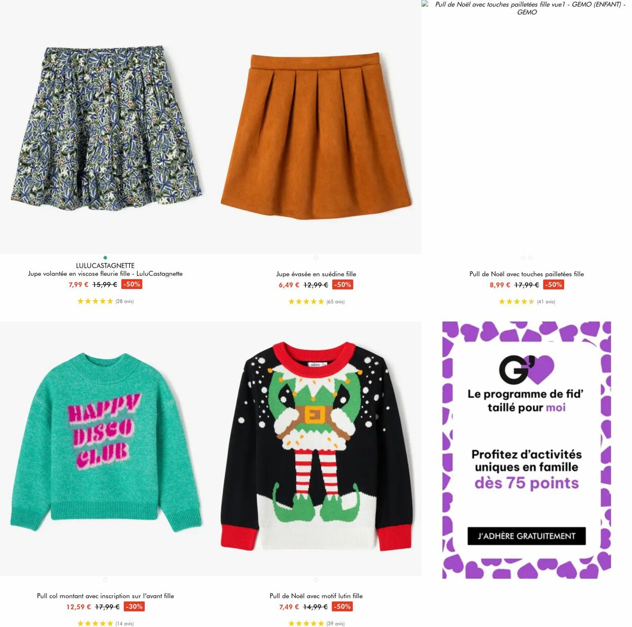 Catalogue Gémo 22.10.2025 - 04.11.2025