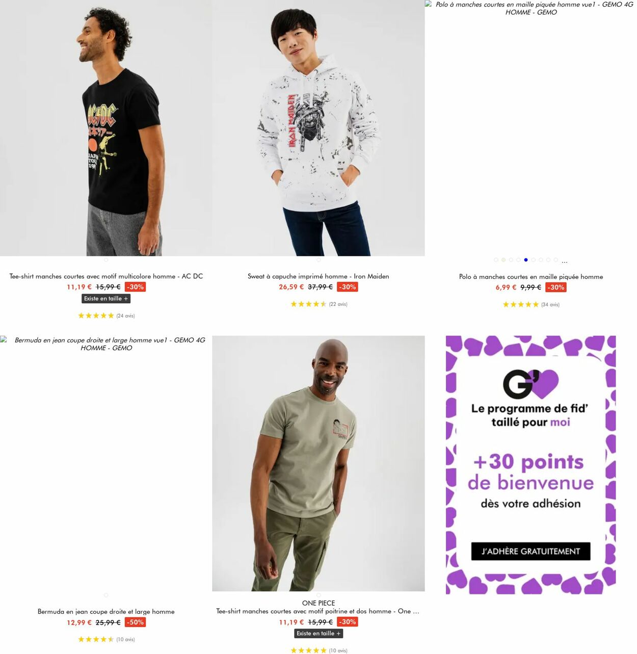 Catalogue Gémo 22.10.2025 - 04.11.2025