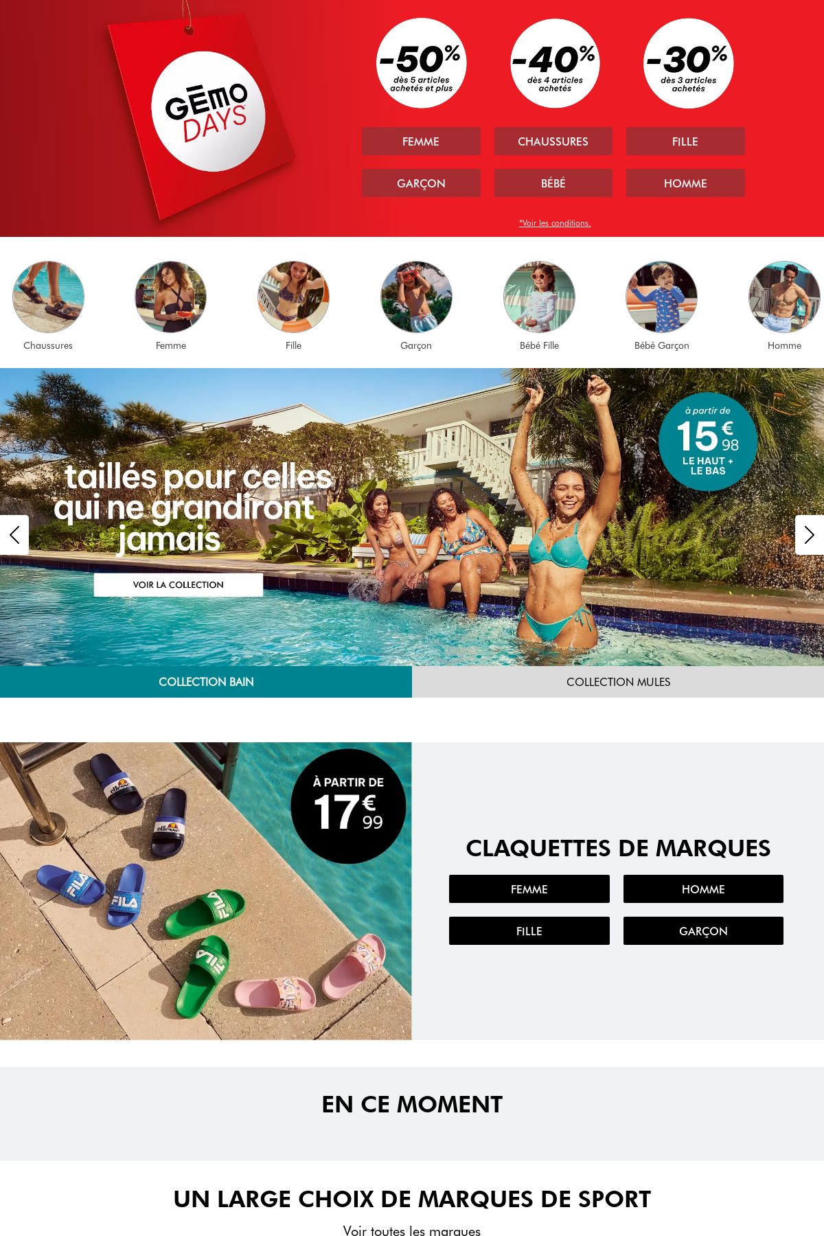 Catalogue Gémo 11.06.2025 - 24.06.2025