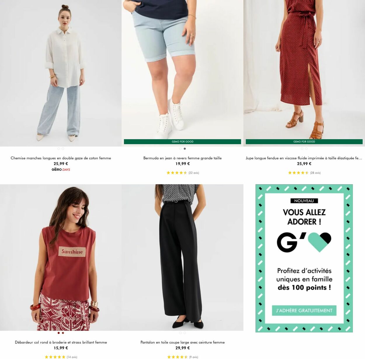 Catalogue Gémo 11.06.2025 - 24.06.2025