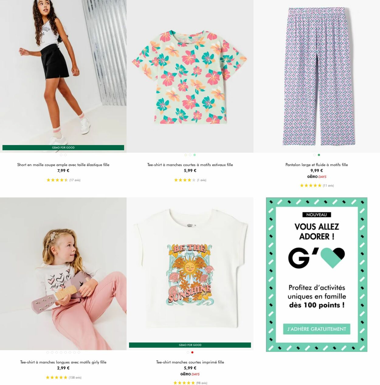 Catalogue Gémo 11.06.2025 - 24.06.2025