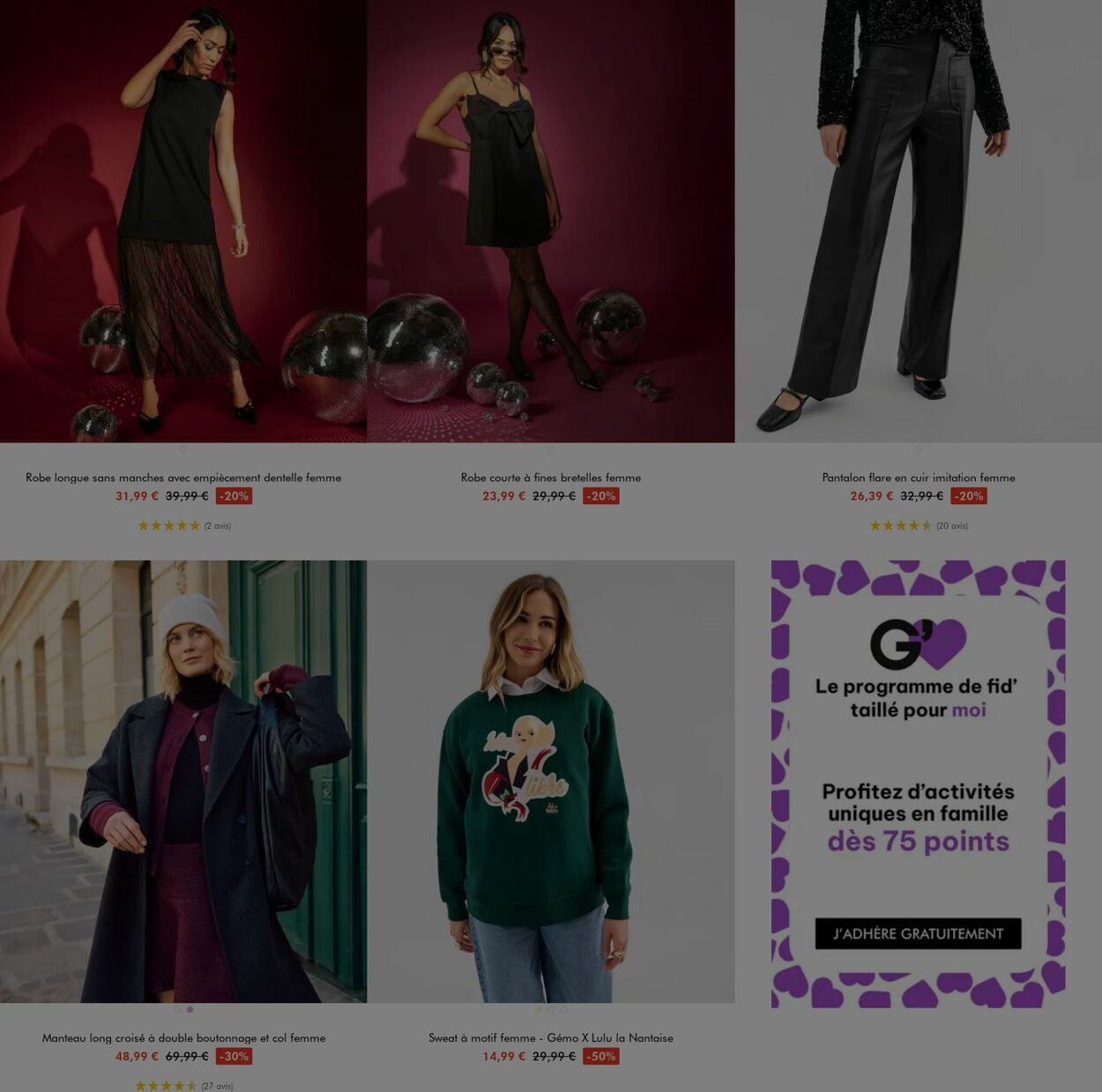 Catalogue Gémo 14.01.2026 - 27.01.2026