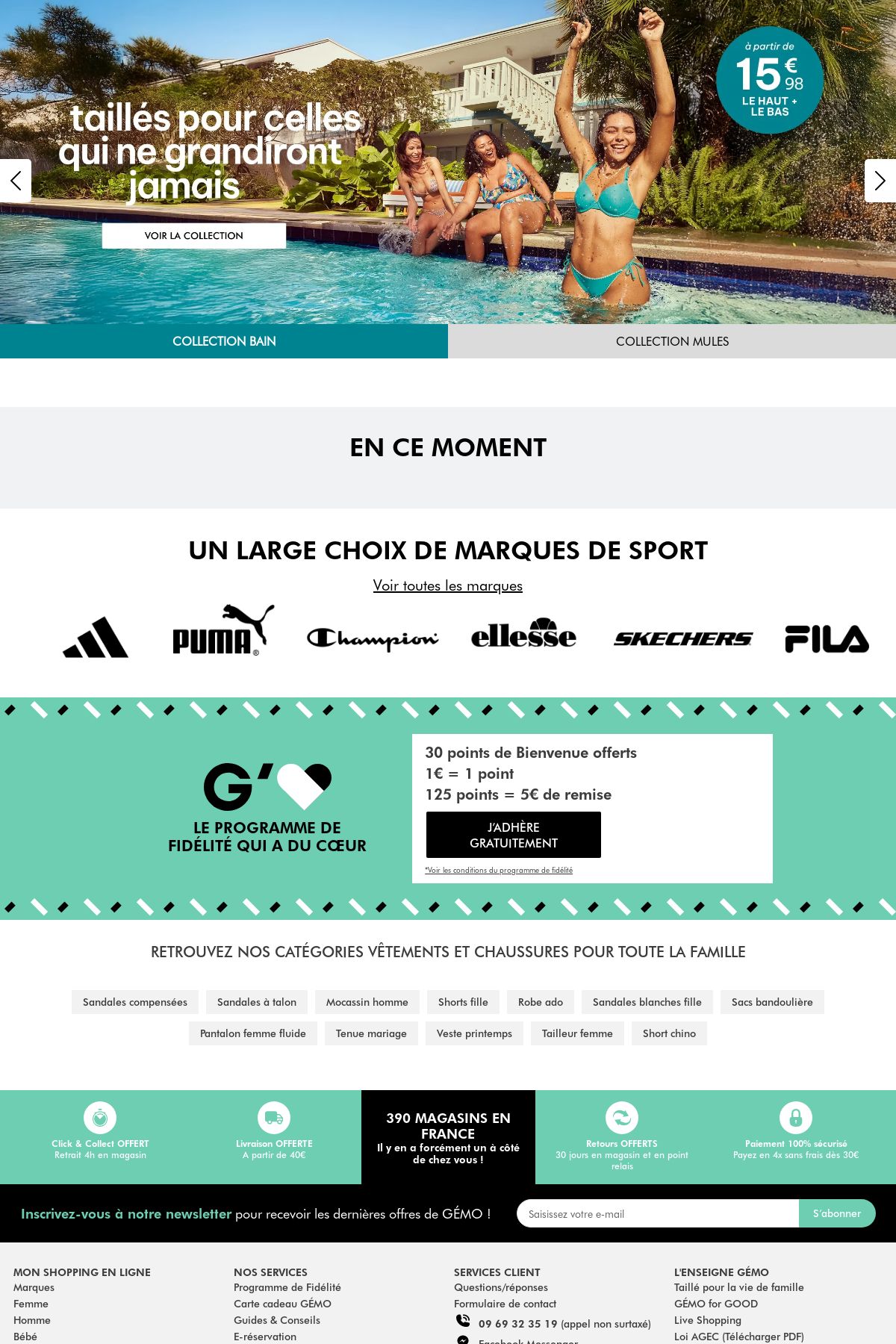 Catalogue Gémo 25.06.2025 - 08.07.2025
