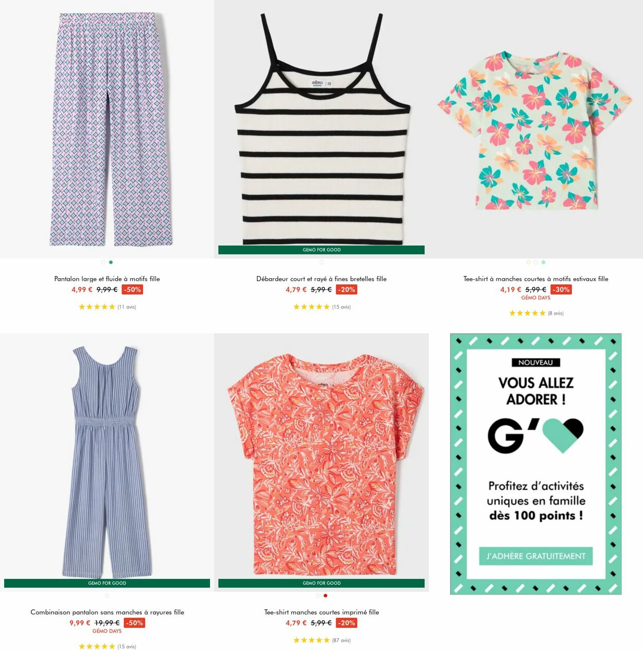 Catalogue Gémo 25.06.2025 - 08.07.2025
