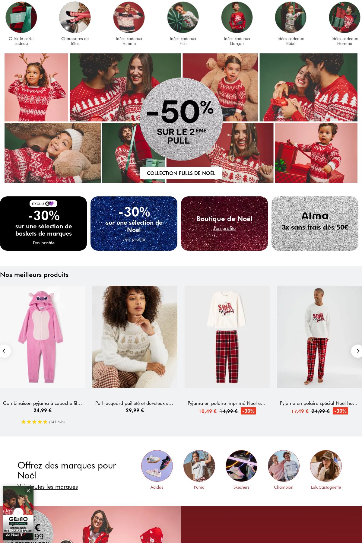 Catalogue Gémo 19.11.2025 - 02.12.2025