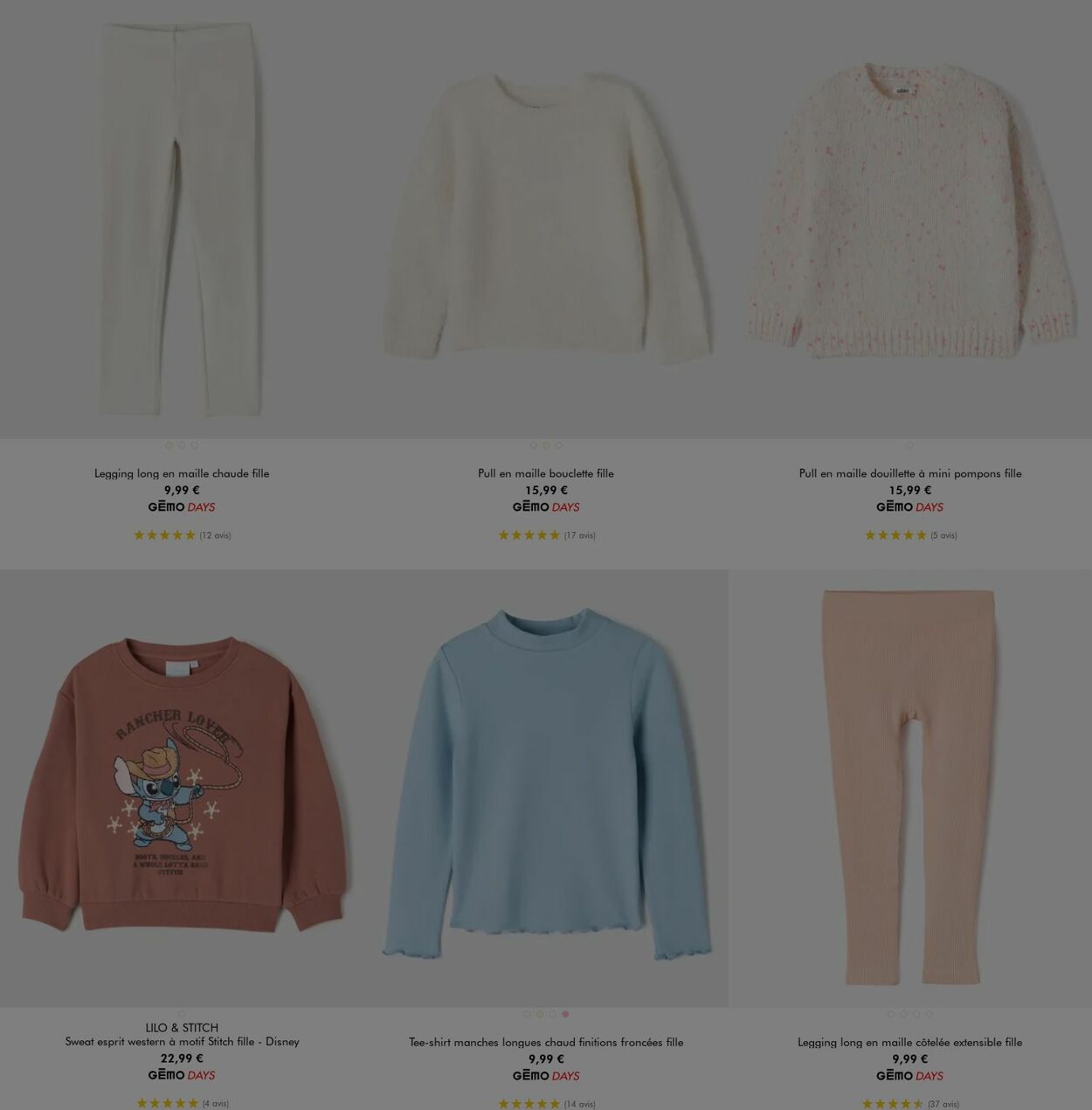 Catalogue Gémo 24.12.2025 - 06.01.2026