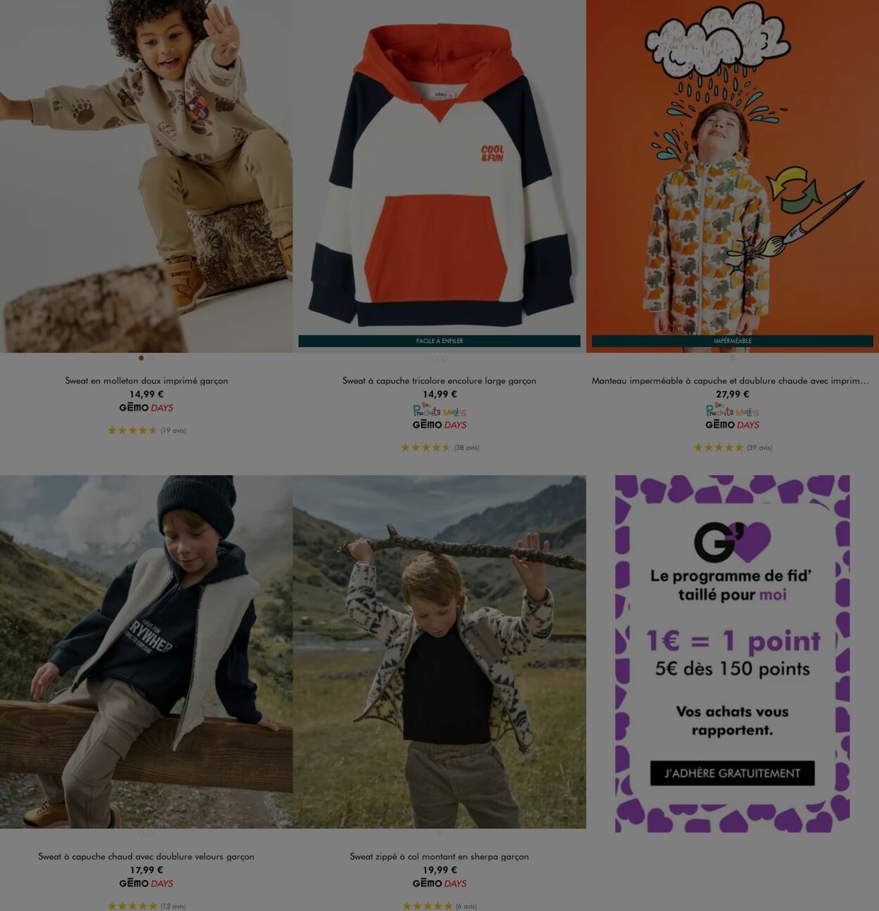 Catalogue Gémo 24.12.2025 - 06.01.2026