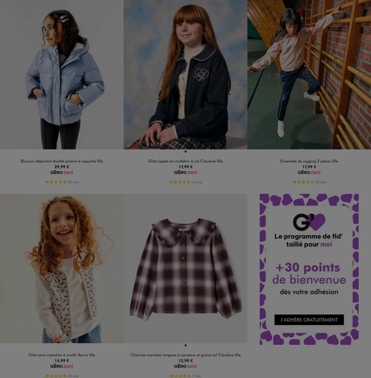 Catalogue Gémo 24.12.2025 - 06.01.2026