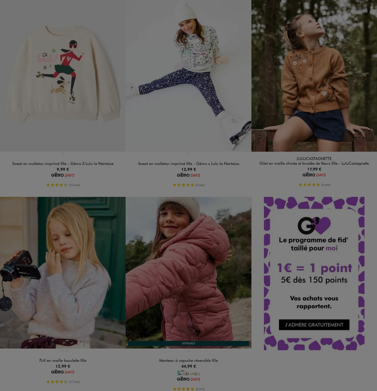 Catalogue Gémo 24.12.2025 - 06.01.2026