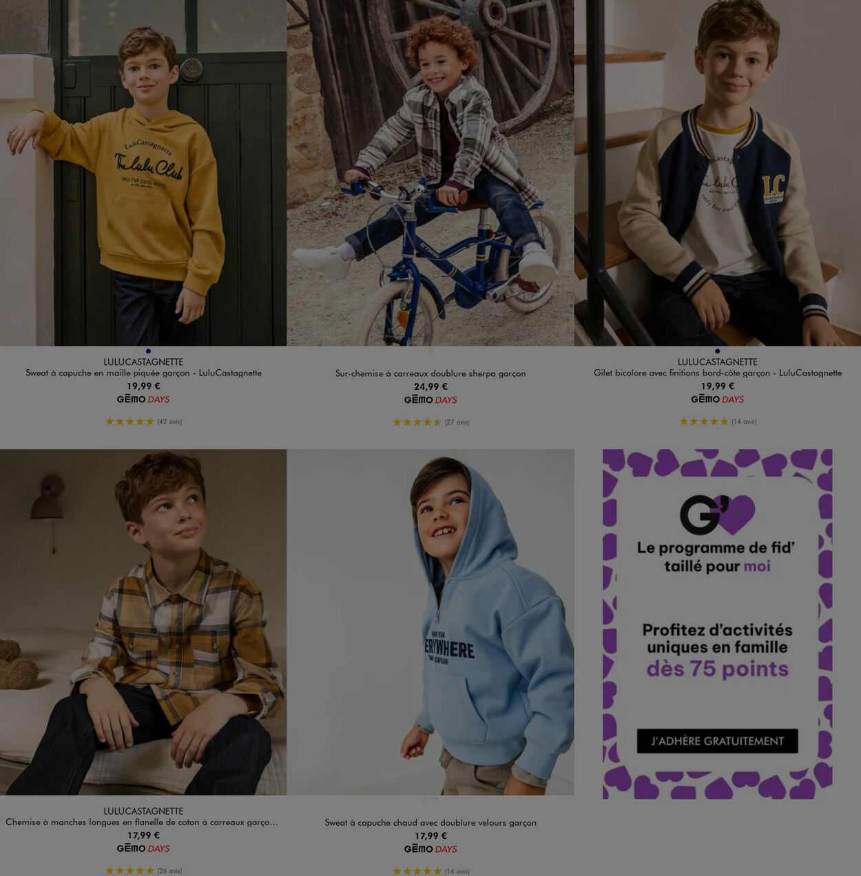 Catalogue Gémo 24.12.2025 - 06.01.2026
