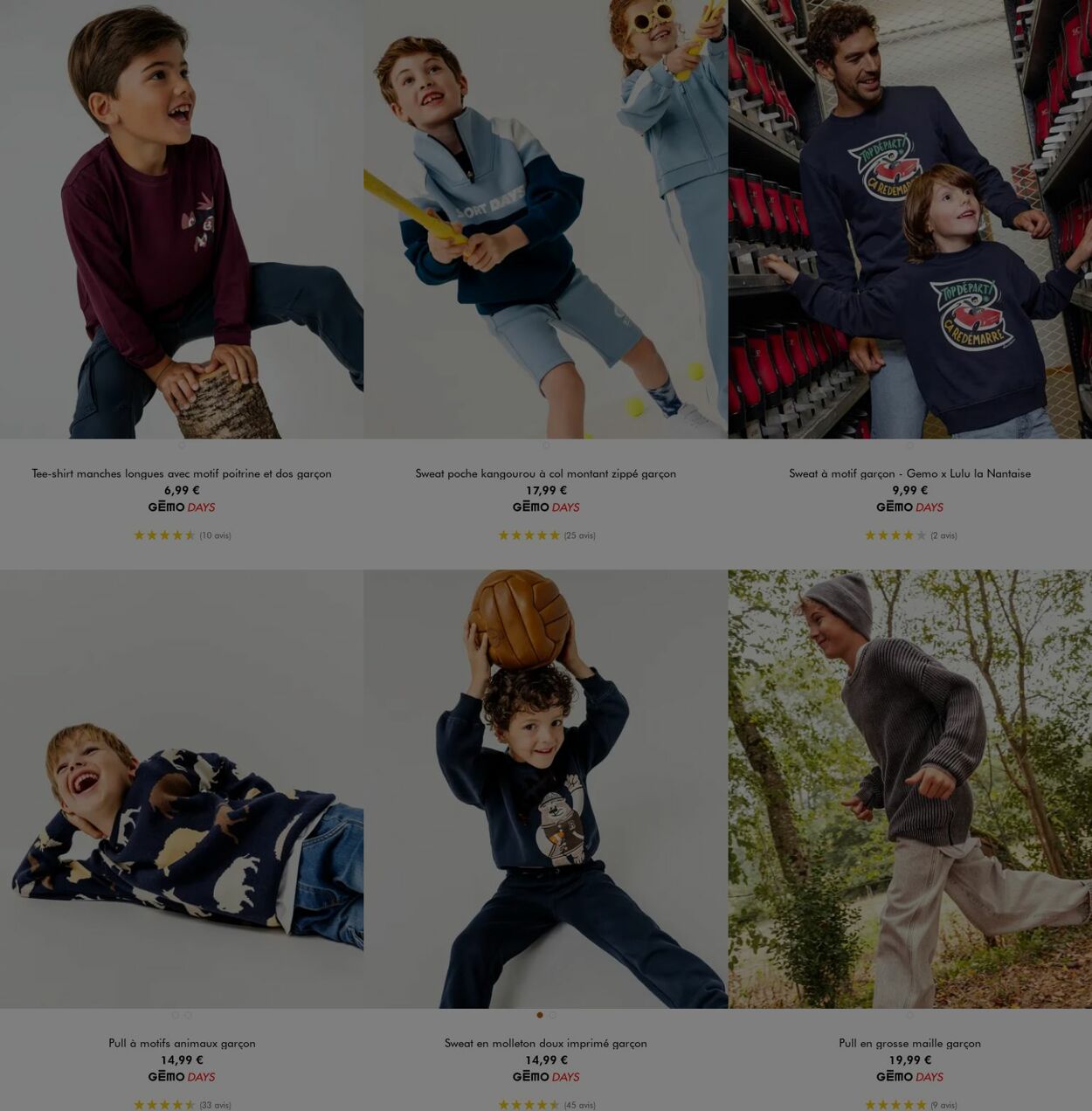 Catalogue Gémo 24.12.2025 - 06.01.2026