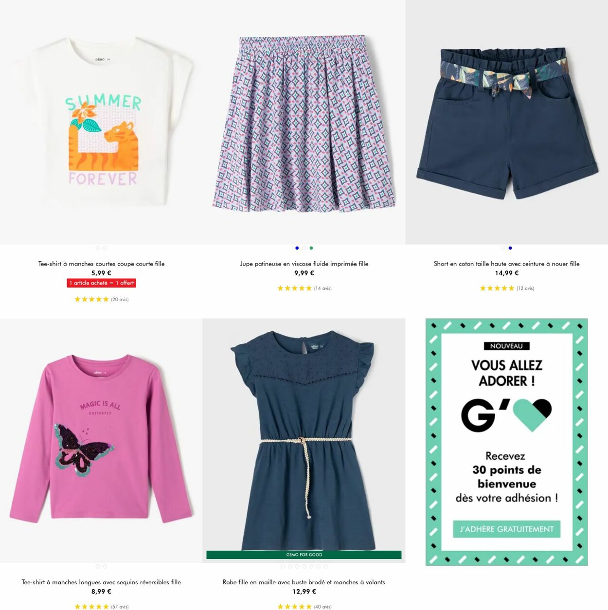 Catalogue Gémo 23.07.2025 - 05.08.2025