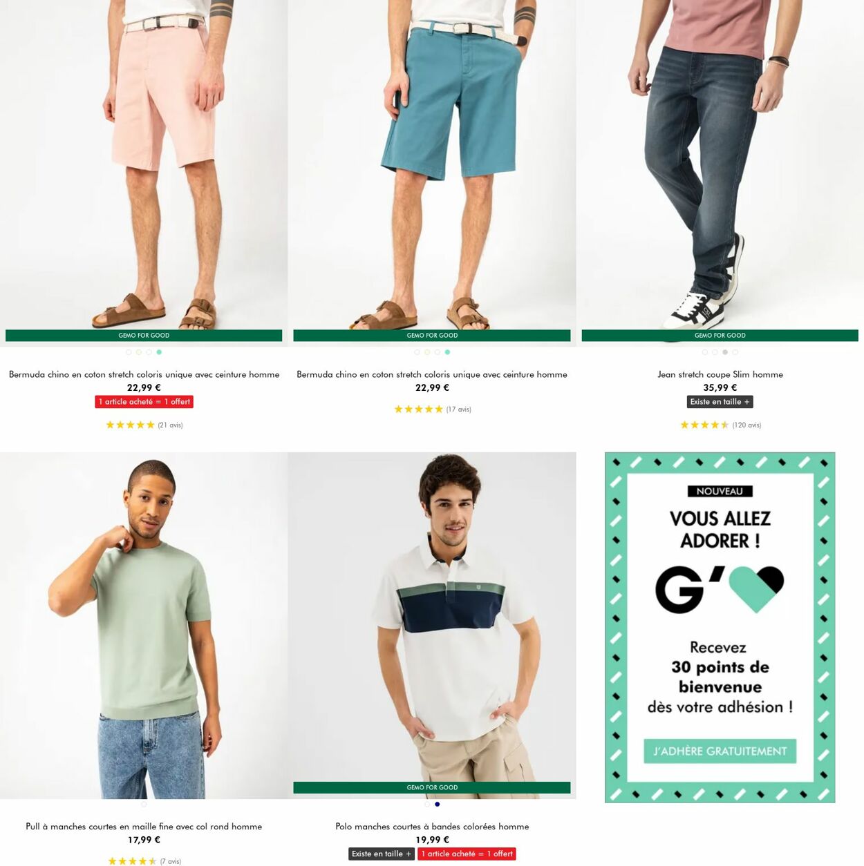 Catalogue Gémo 23.07.2025 - 05.08.2025