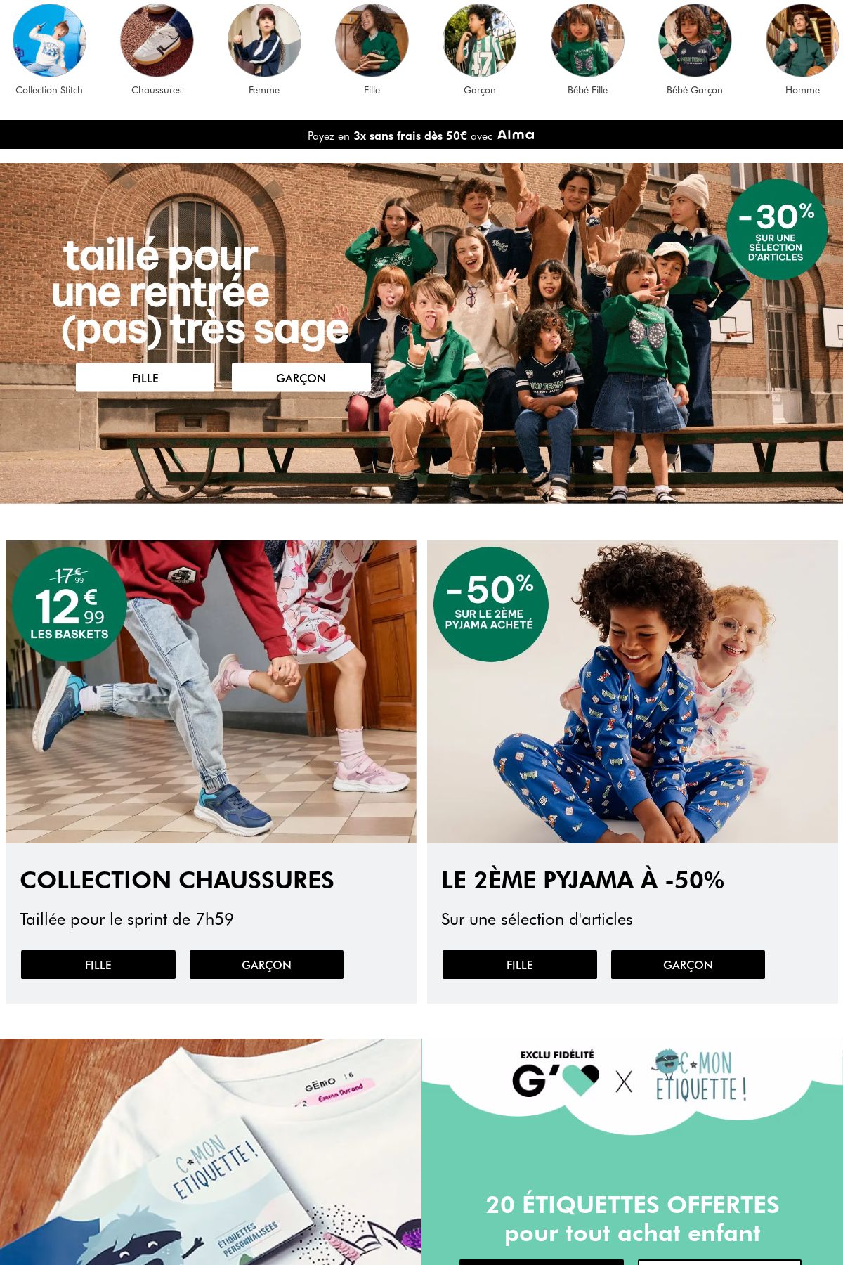 Catalogue Gémo 03.09.2025 - 16.09.2025