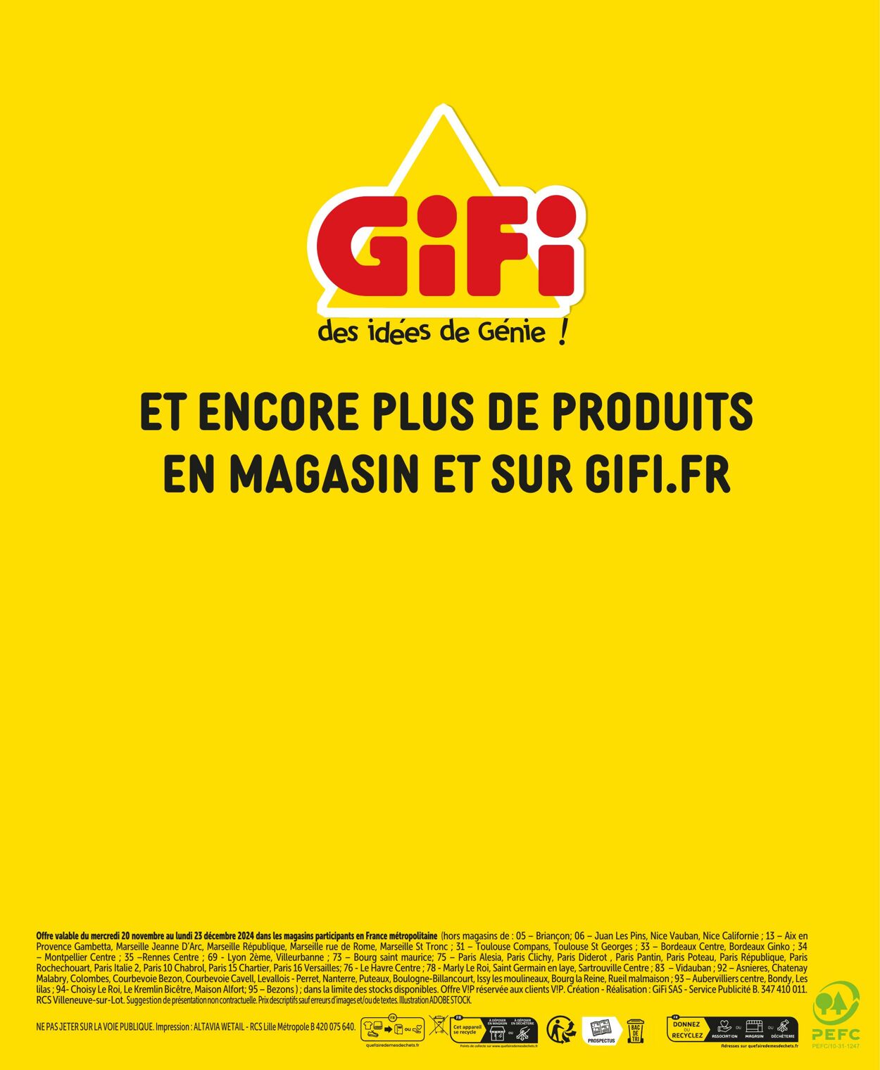 Catalogue GIFI 04.12.2024 - 04.12.2024