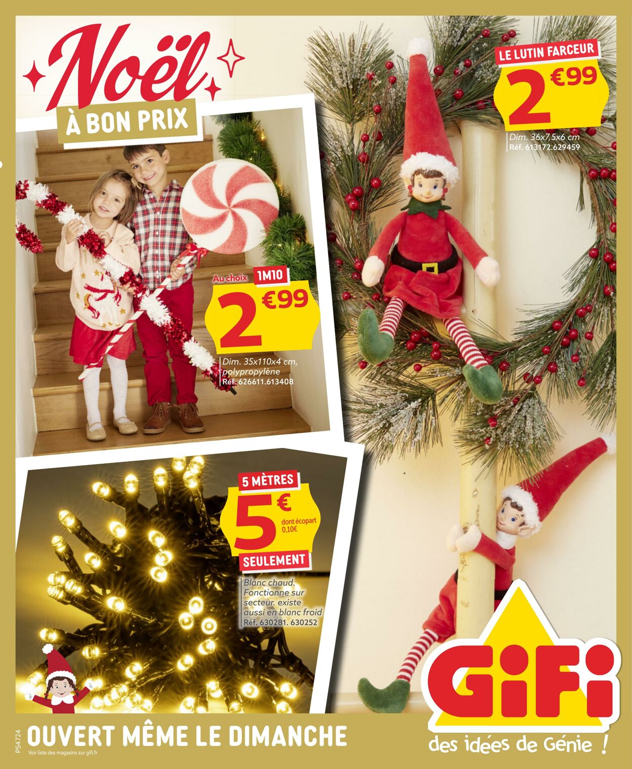 Catalogue GIFI - Noël à bon prix 19 nov. 2024 - 27 nov. 2024