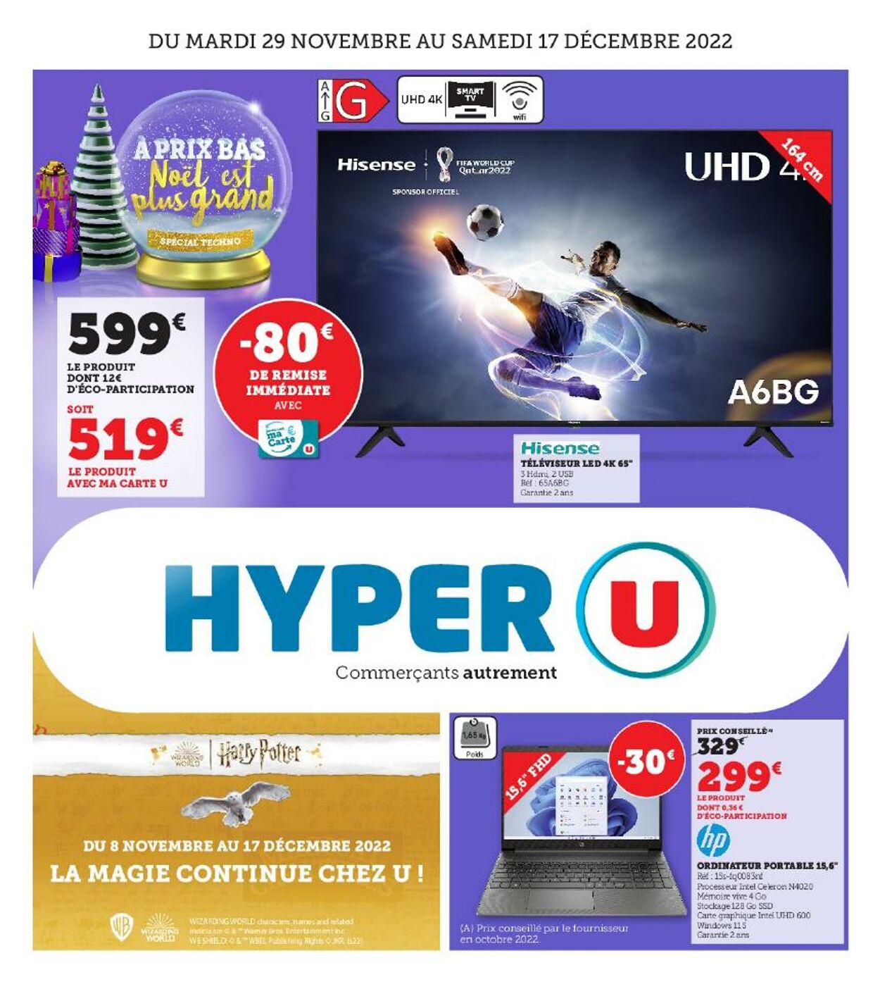 Catalogue Hyper U 29.11.2022 - 17.12.2022