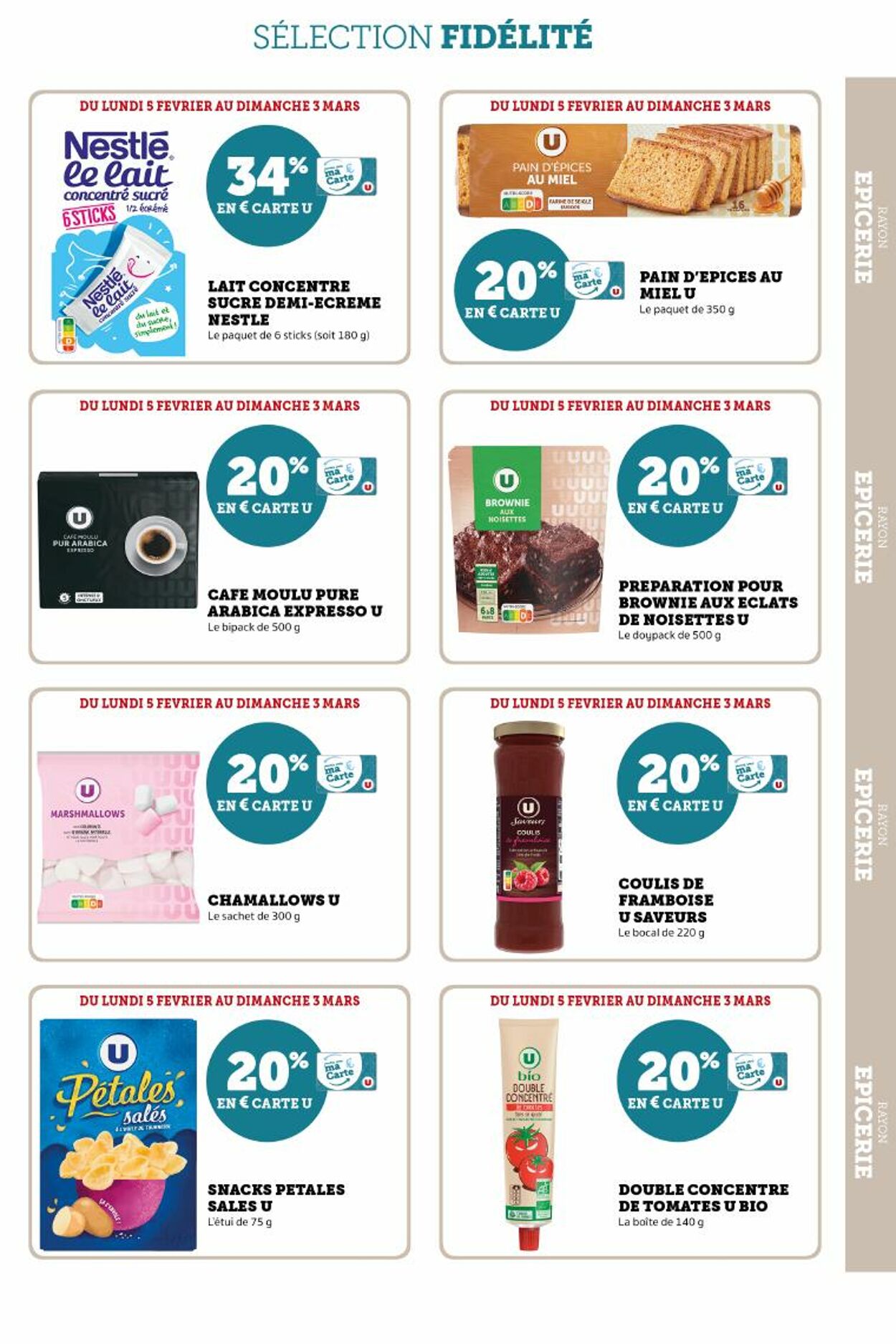 Catalogue Magasins U 05.02.2024 - 03.03.2024