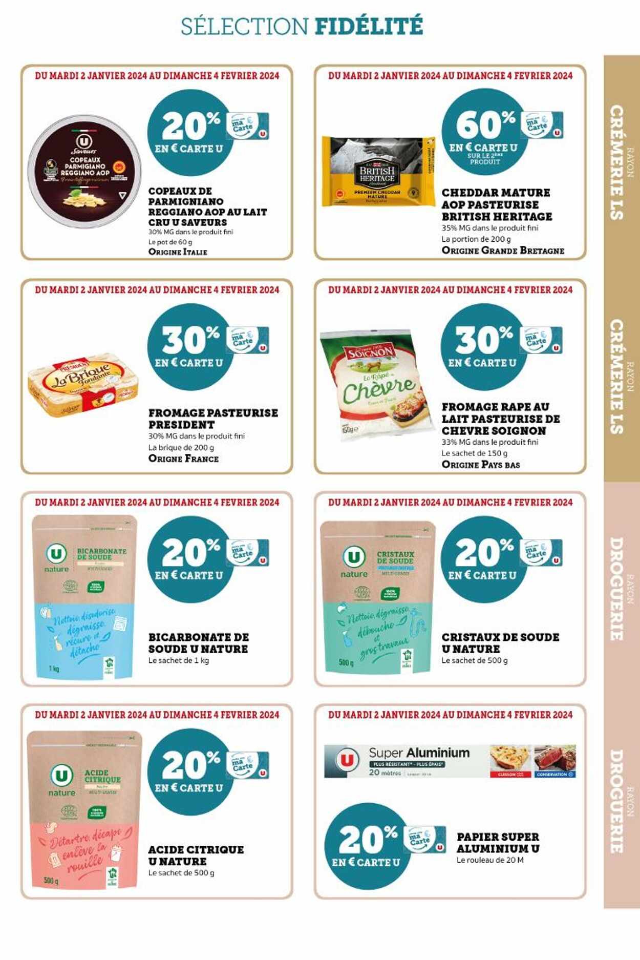 Catalogue Magasins U 02.01.2024 - 04.02.2024