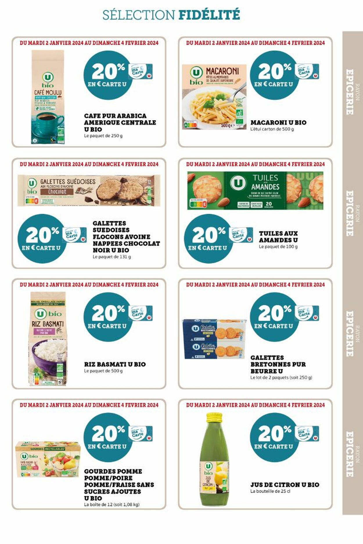 Catalogue Magasins U 02.01.2024 - 04.02.2024