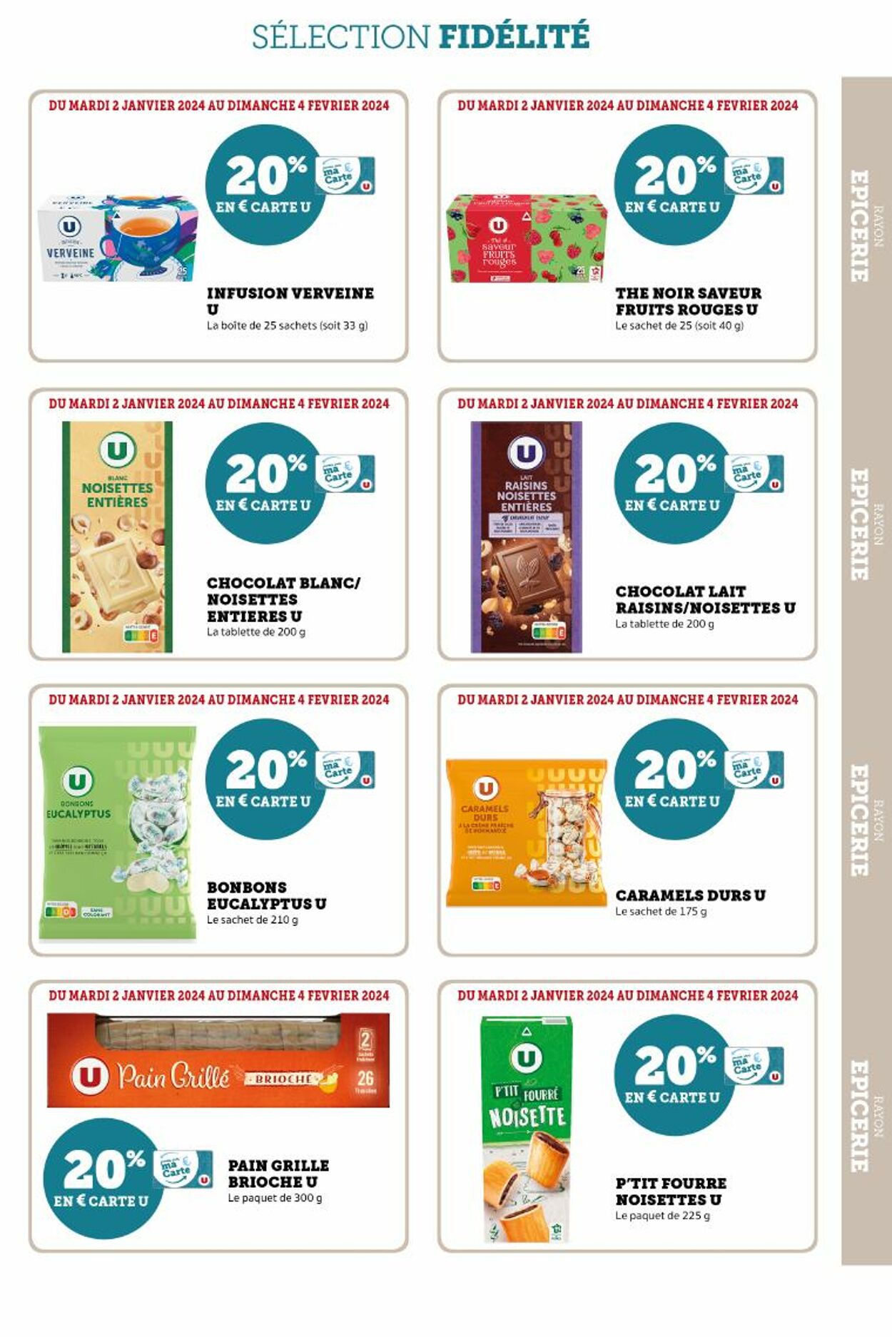 Catalogue Magasins U 02.01.2024 - 04.02.2024