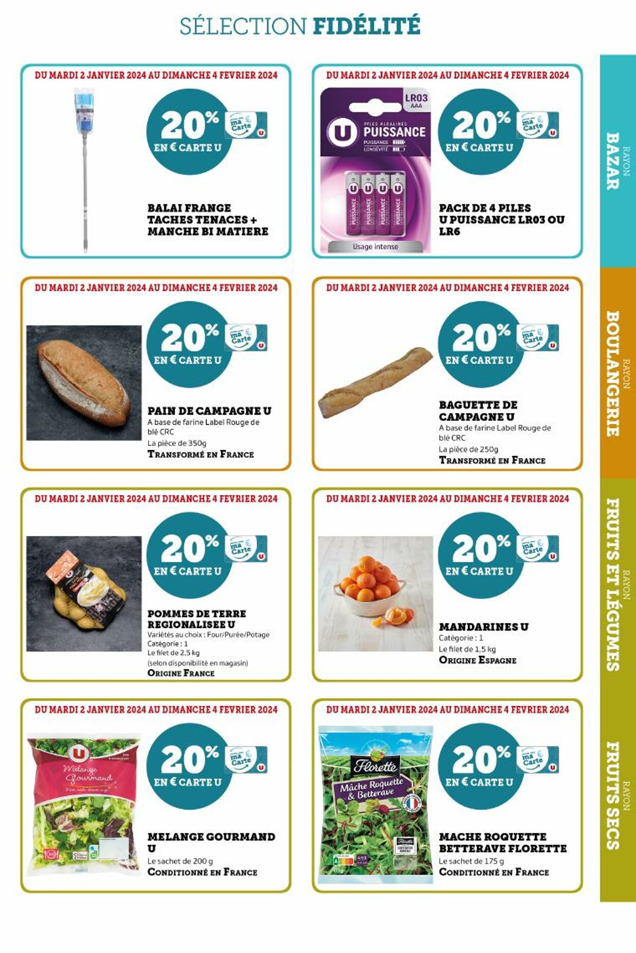 Catalogue Magasins U 02.01.2024 - 04.02.2024