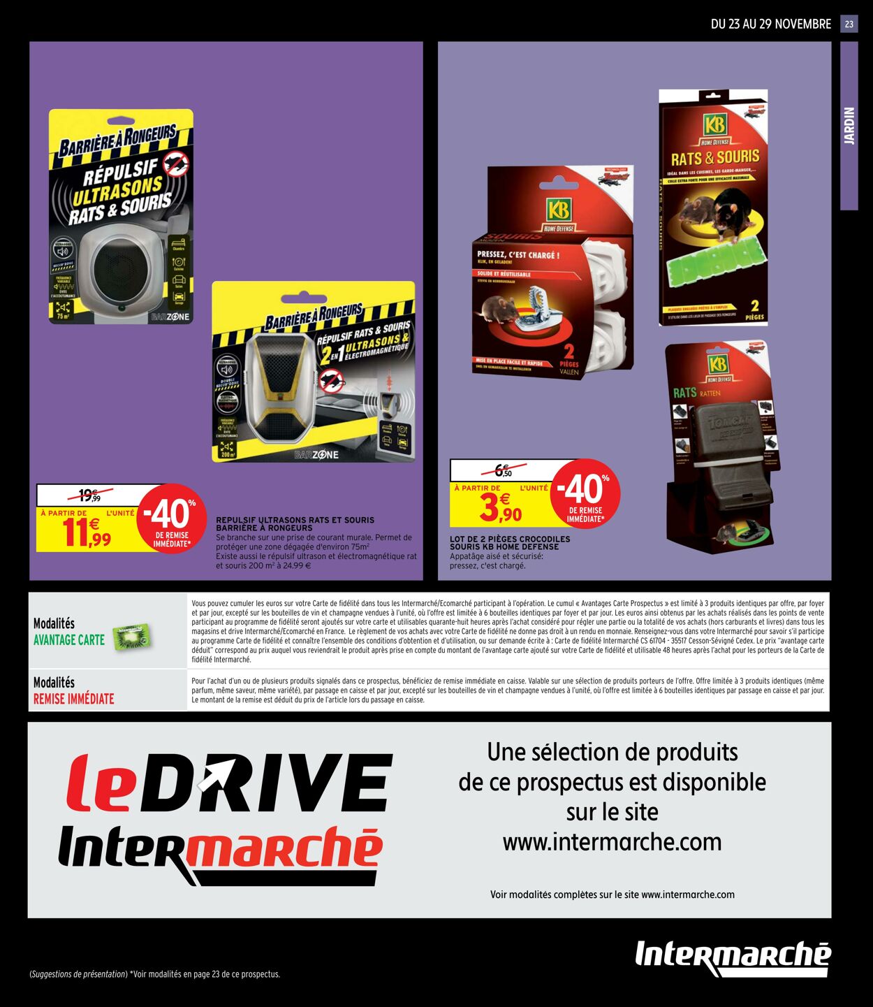 Catalogue Intermarché 23.11.2021 - 29.11.2021