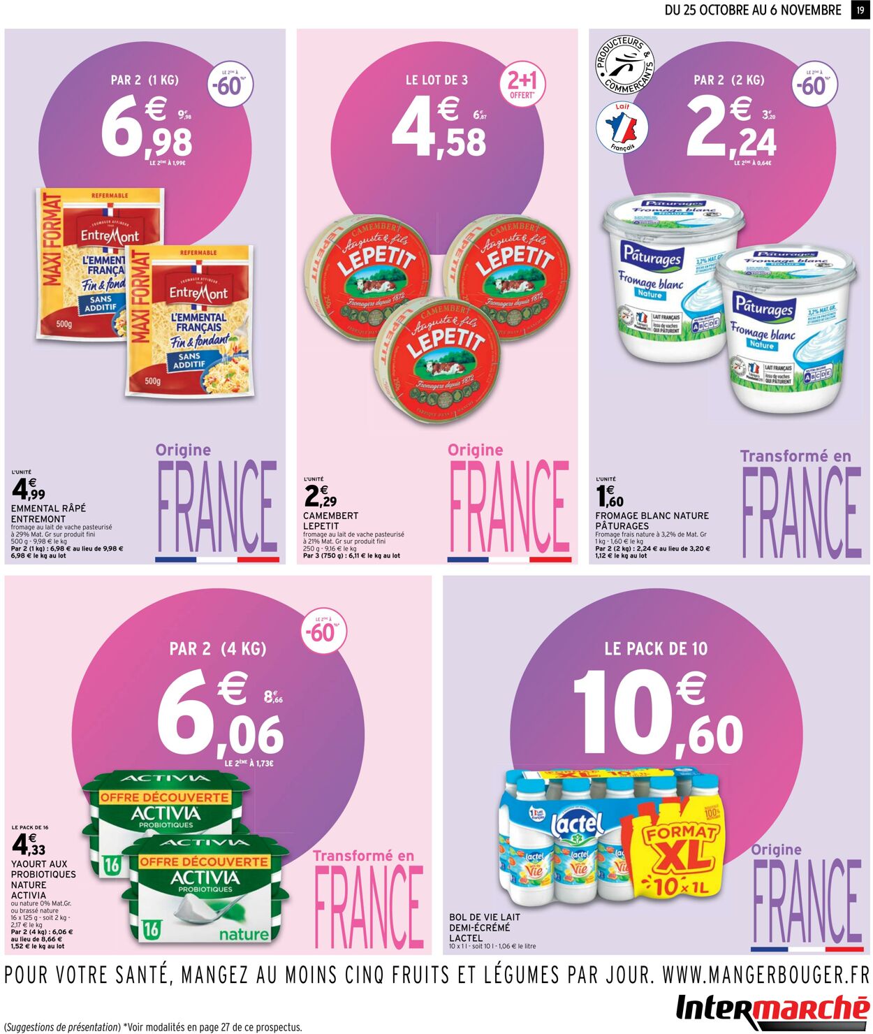 Catalogue Intermarché 25.10.2022 - 06.11.2022