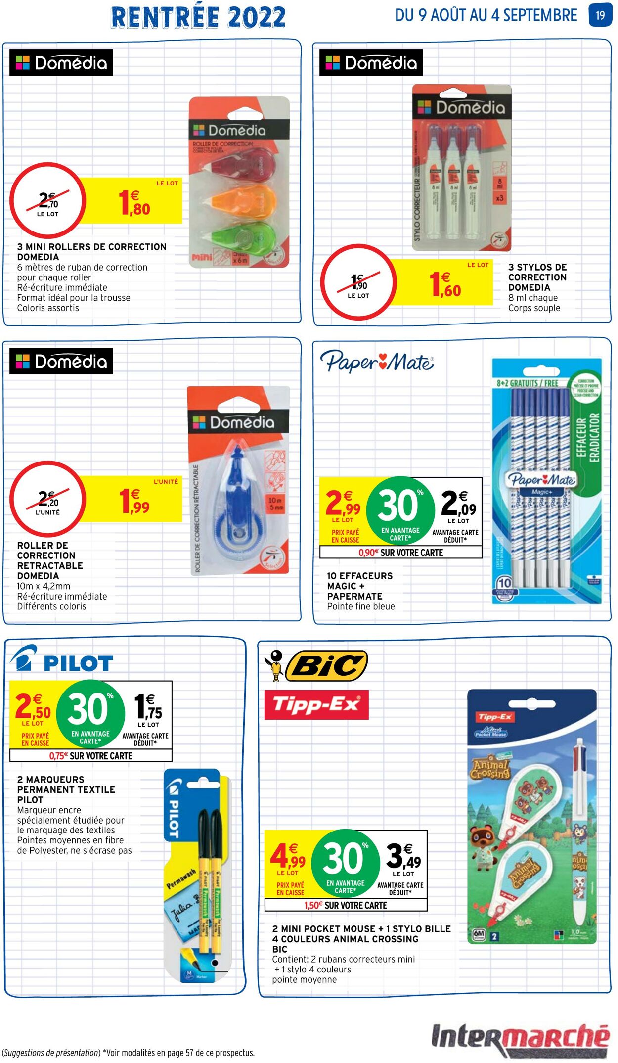 Catalogue Intermarché 09.08.2022 - 04.09.2022