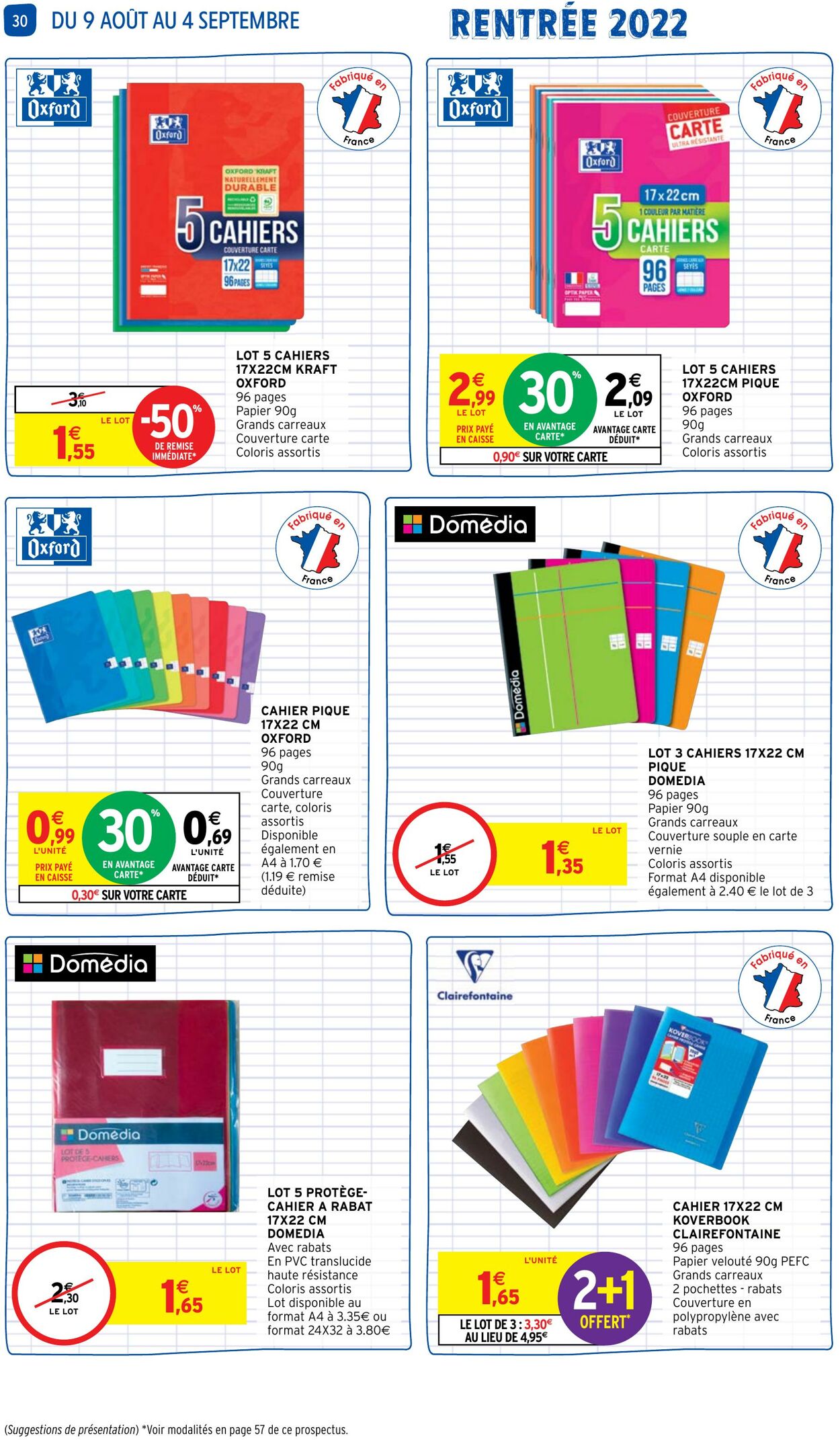 Catalogue Intermarché 09.08.2022 - 04.09.2022