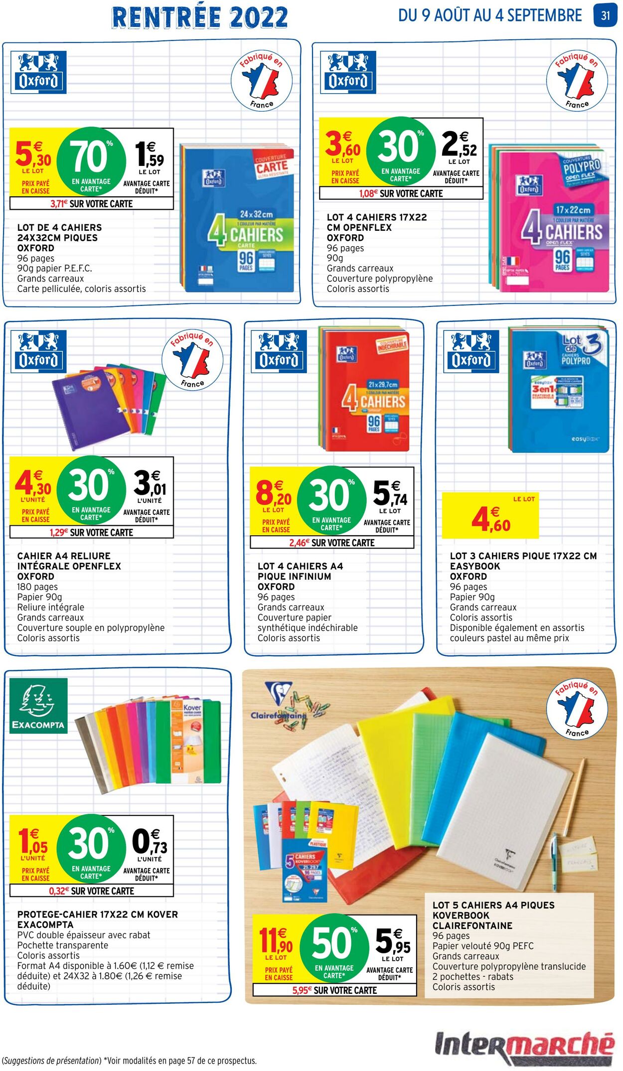 Catalogue Intermarché 09.08.2022 - 04.09.2022