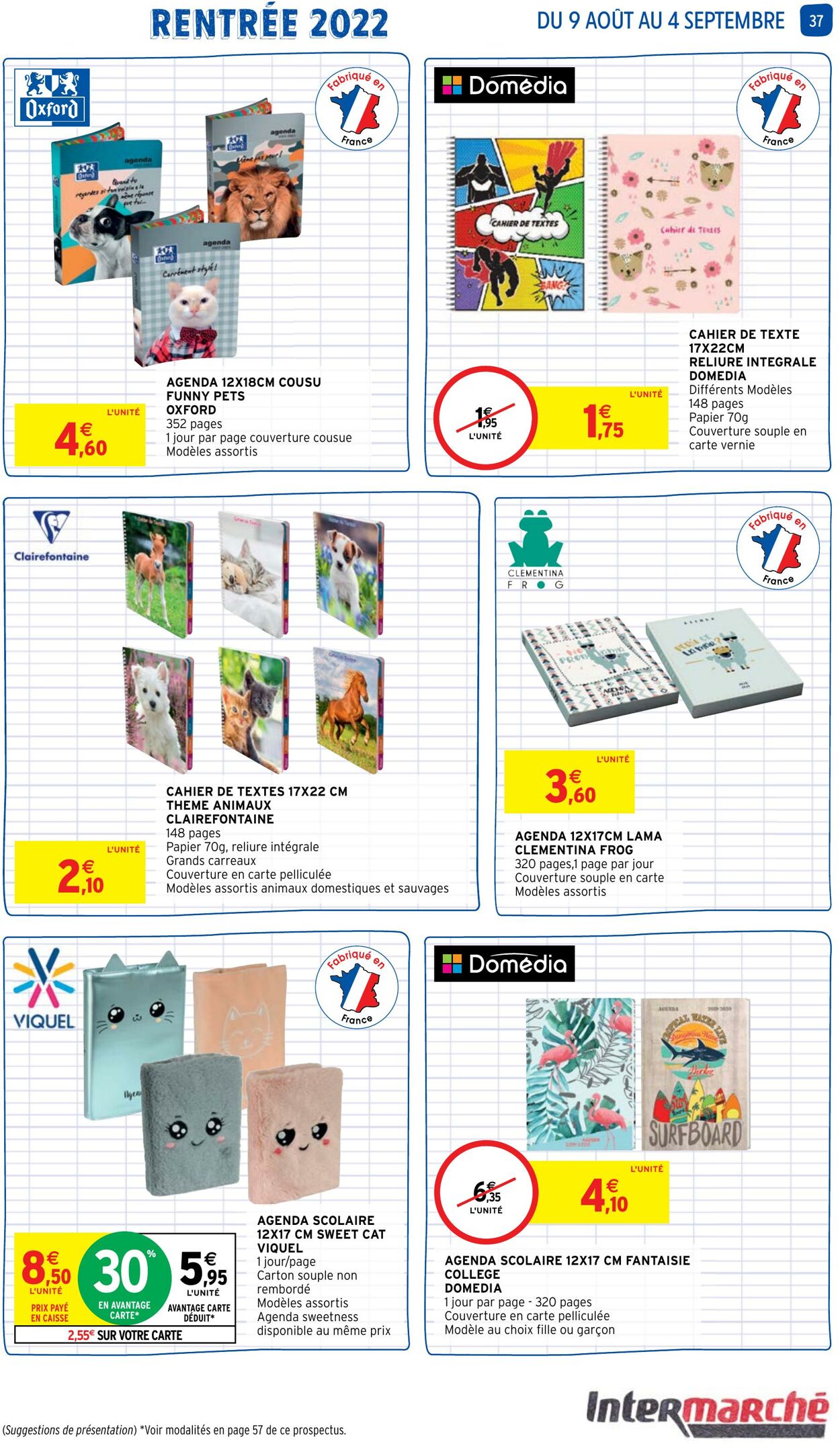 Catalogue Intermarché 09.08.2022 - 04.09.2022