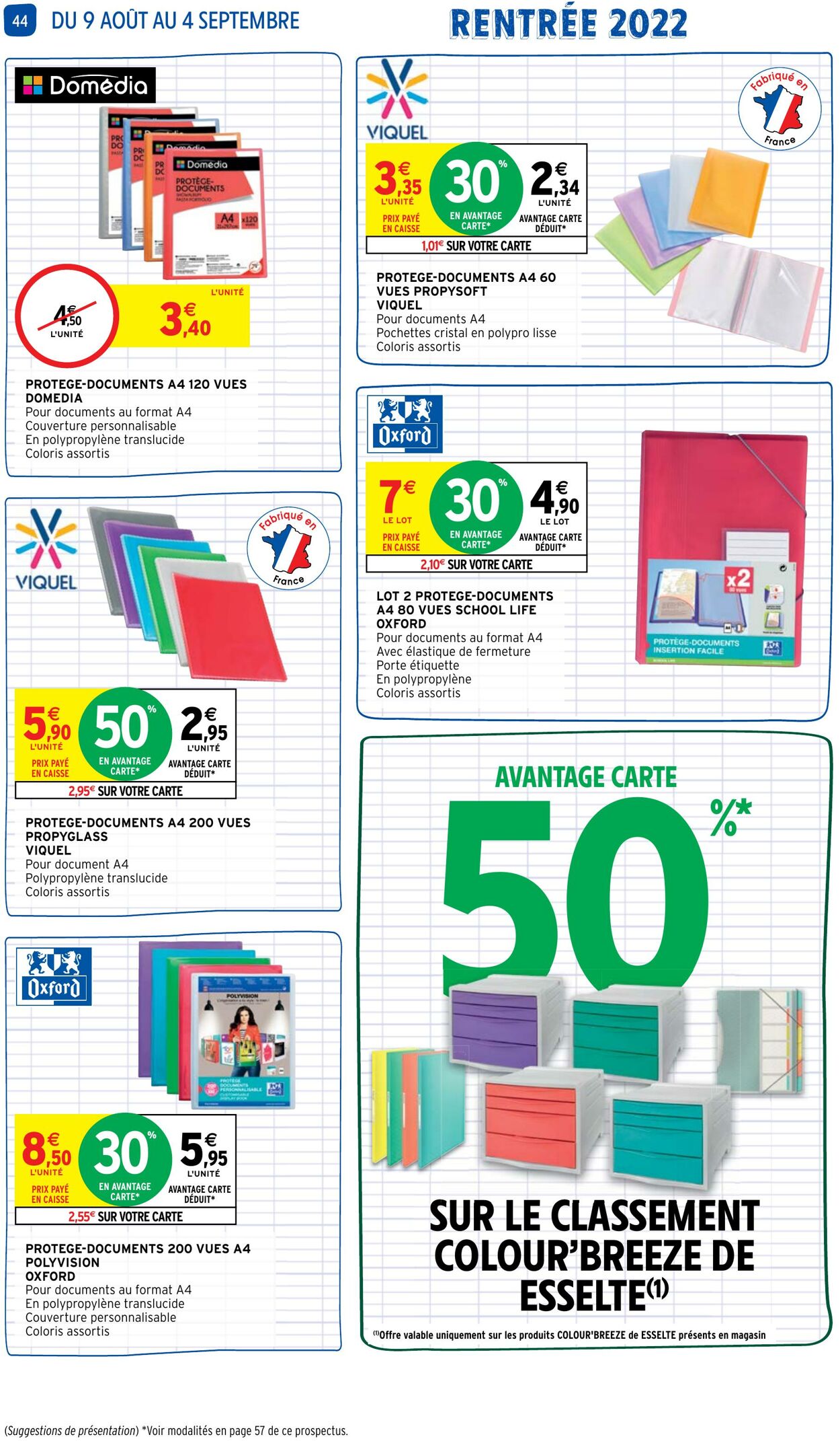 Catalogue Intermarché 09.08.2022 - 04.09.2022