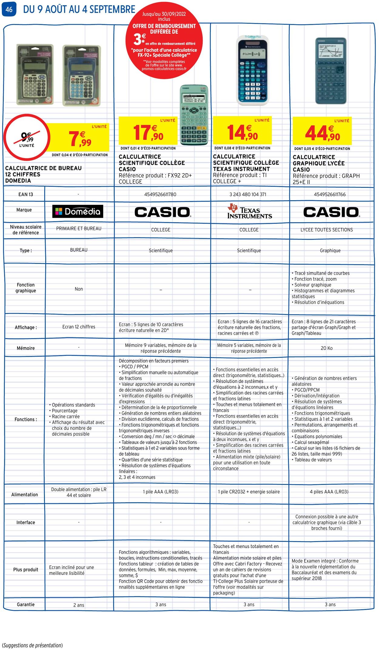 Catalogue Intermarché 09.08.2022 - 04.09.2022