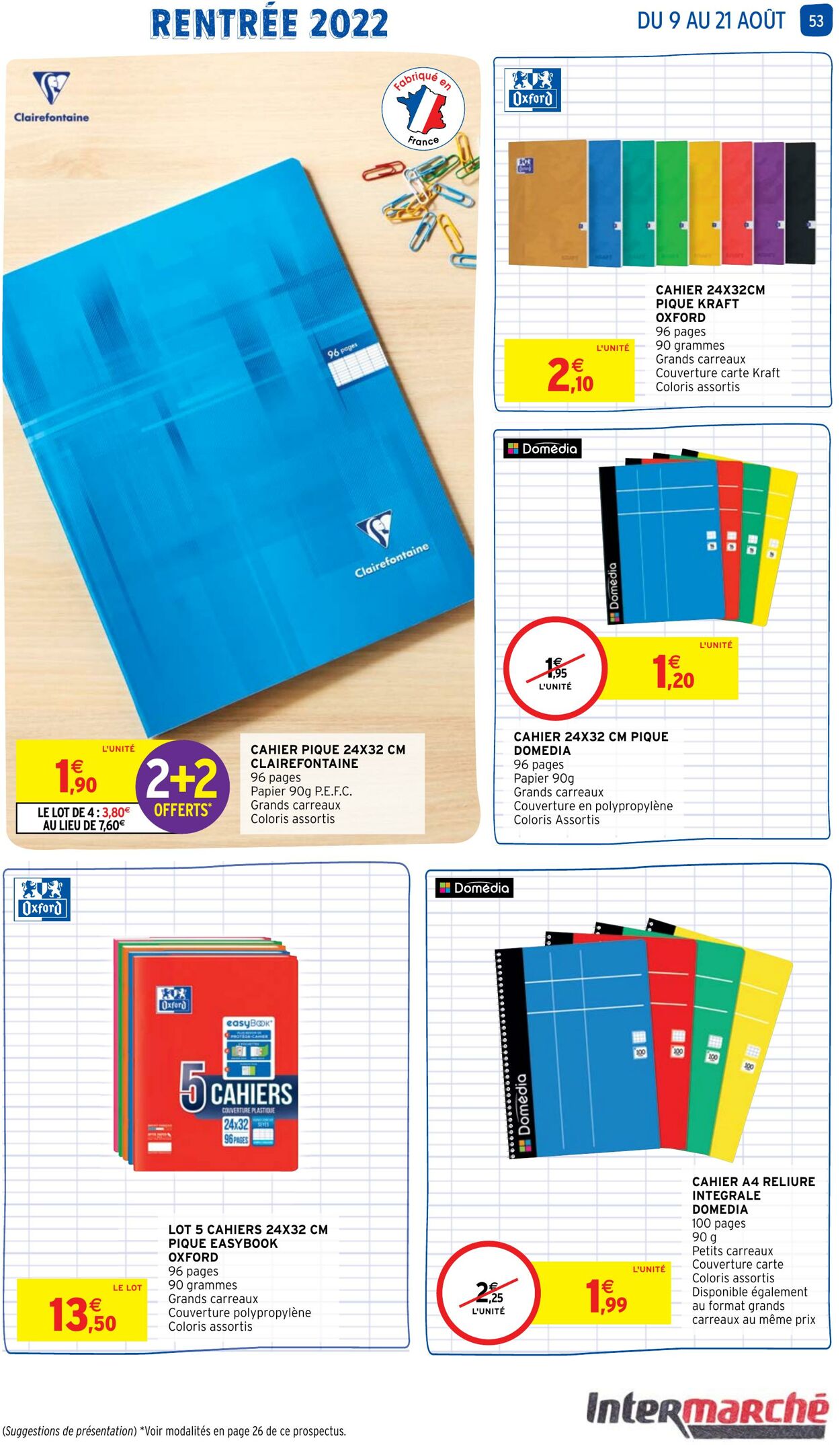 Catalogue Intermarché 09.08.2022 - 21.08.2022