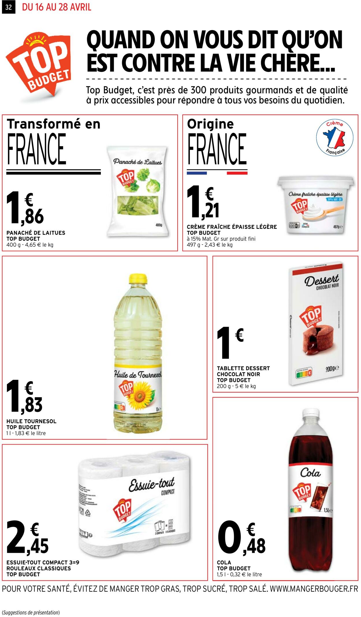 Catalogue Intermarché 16.04.2024 - 28.04.2024