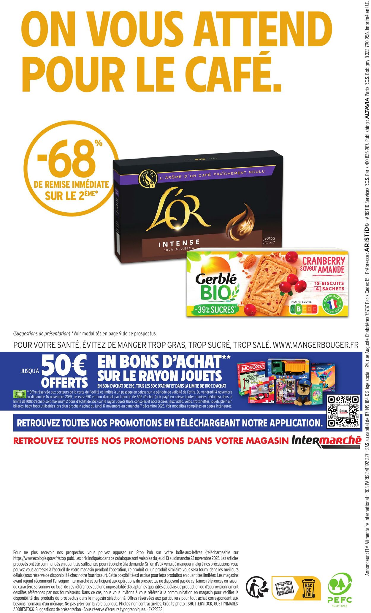Catalogue Intermarché 13.11.2025 - 23.11.2025