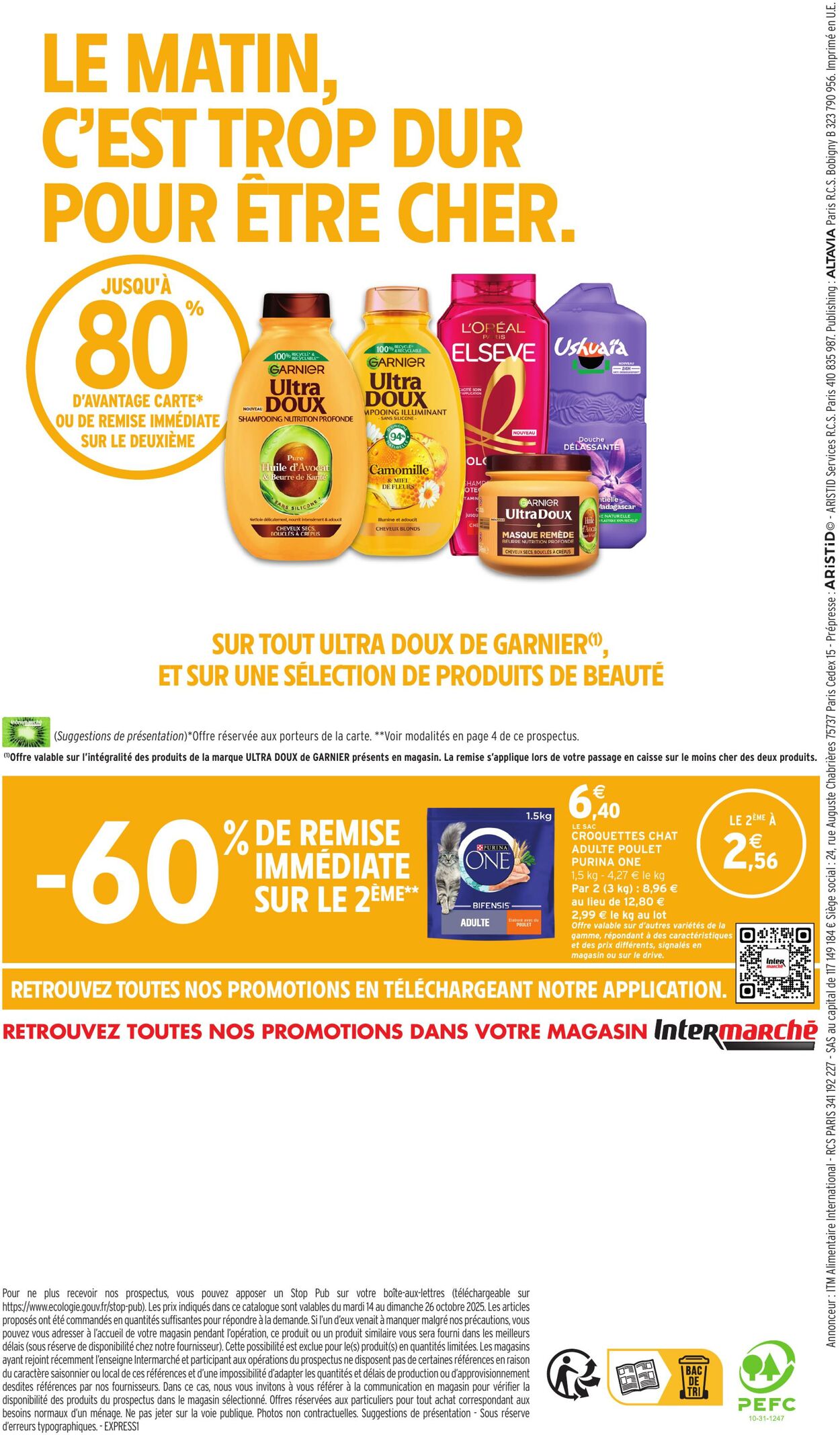 Catalogue Intermarché 14.10.2025 - 26.10.2025