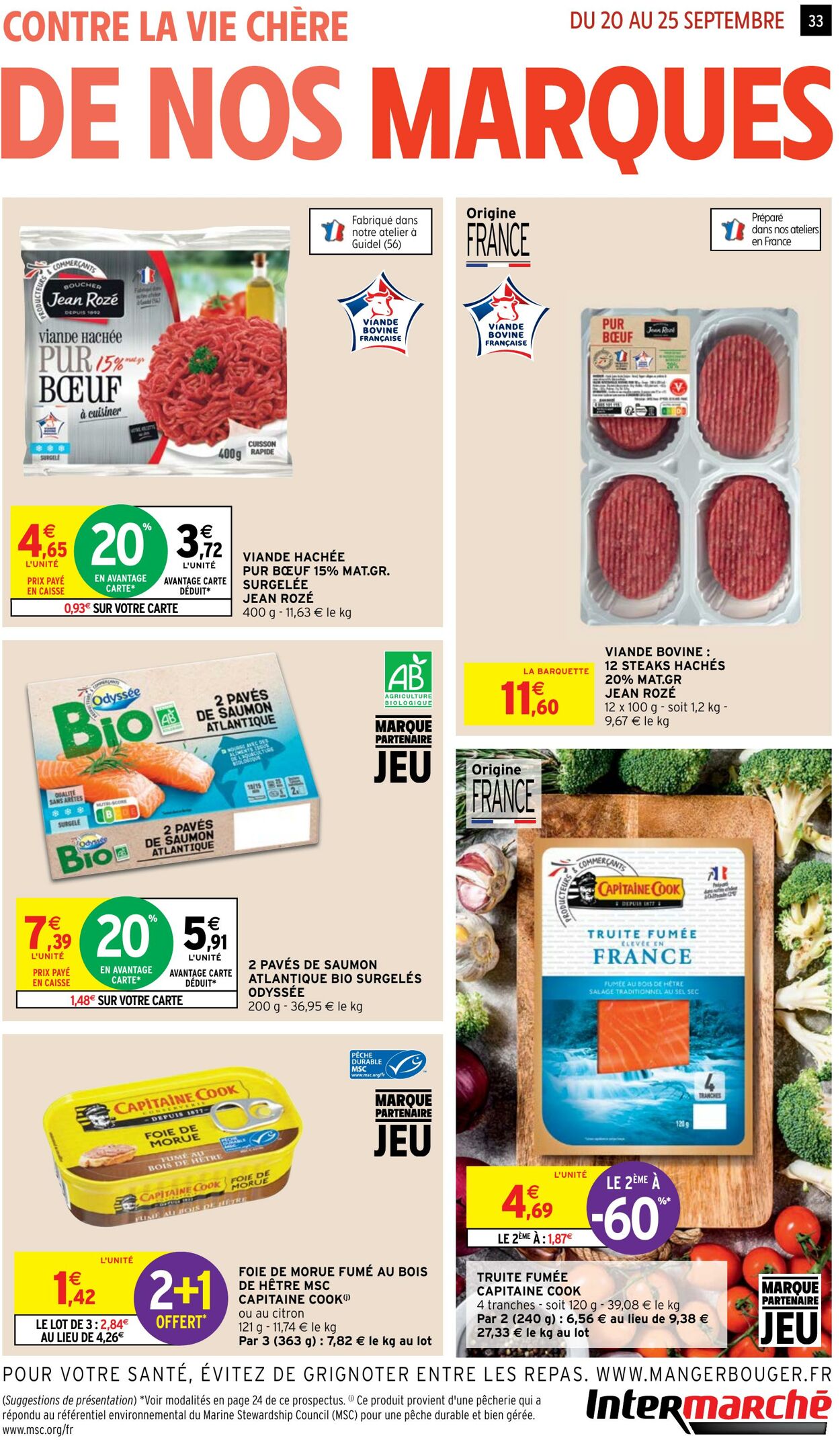 Catalogue Intermarché 20.09.2022 - 25.09.2022