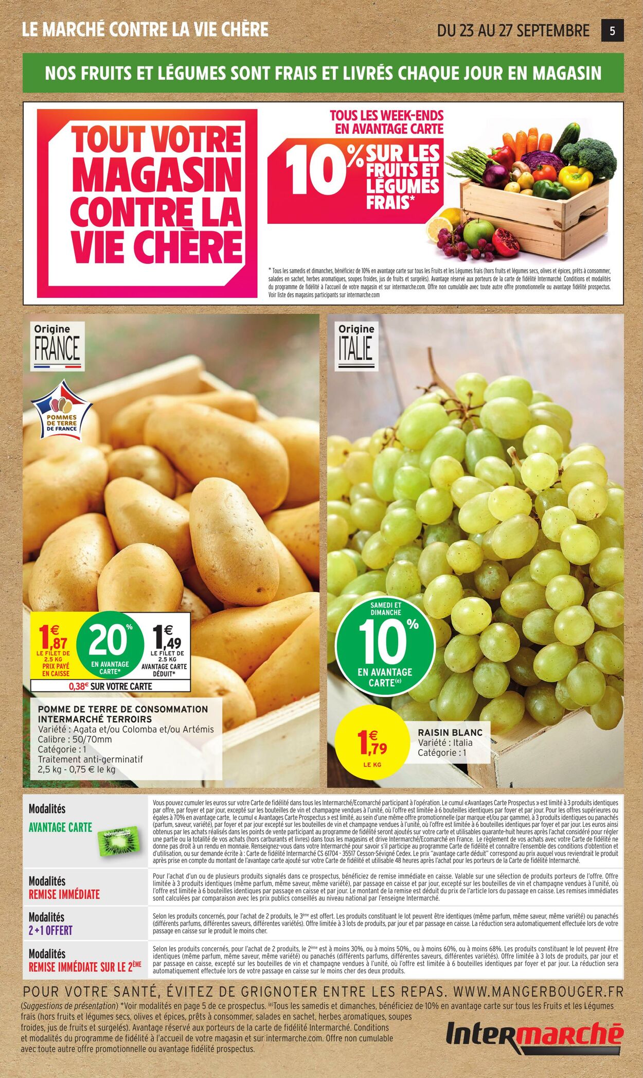 Catalogue Intermarché 23.09.2025 - 05.10.2025